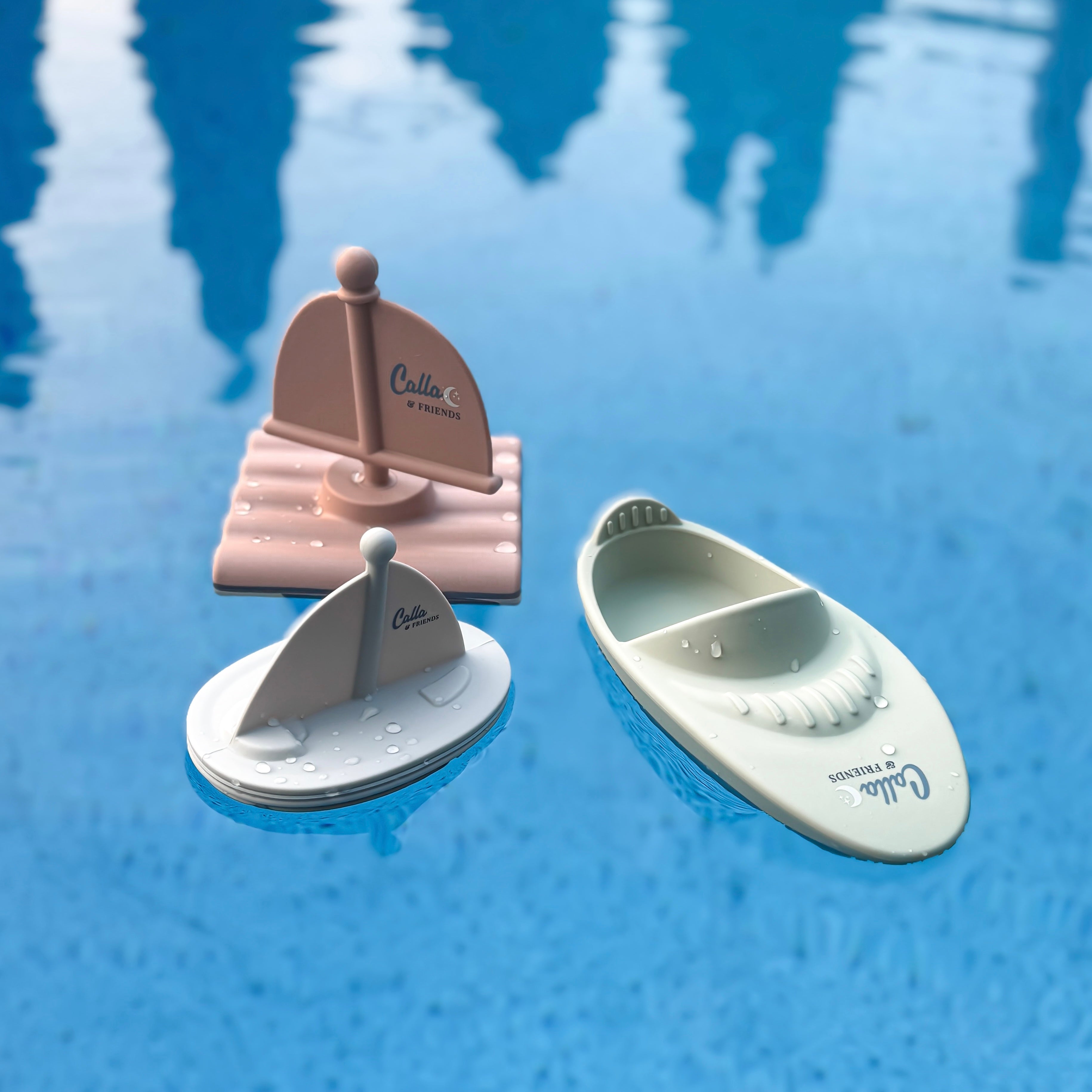 Calla and Friends Ryder's Racing Bath Boats | Playroom Avenue