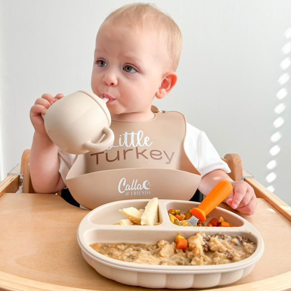 Little Turkey Collection Catch All Bib Little Turkey | Playroom Avenue