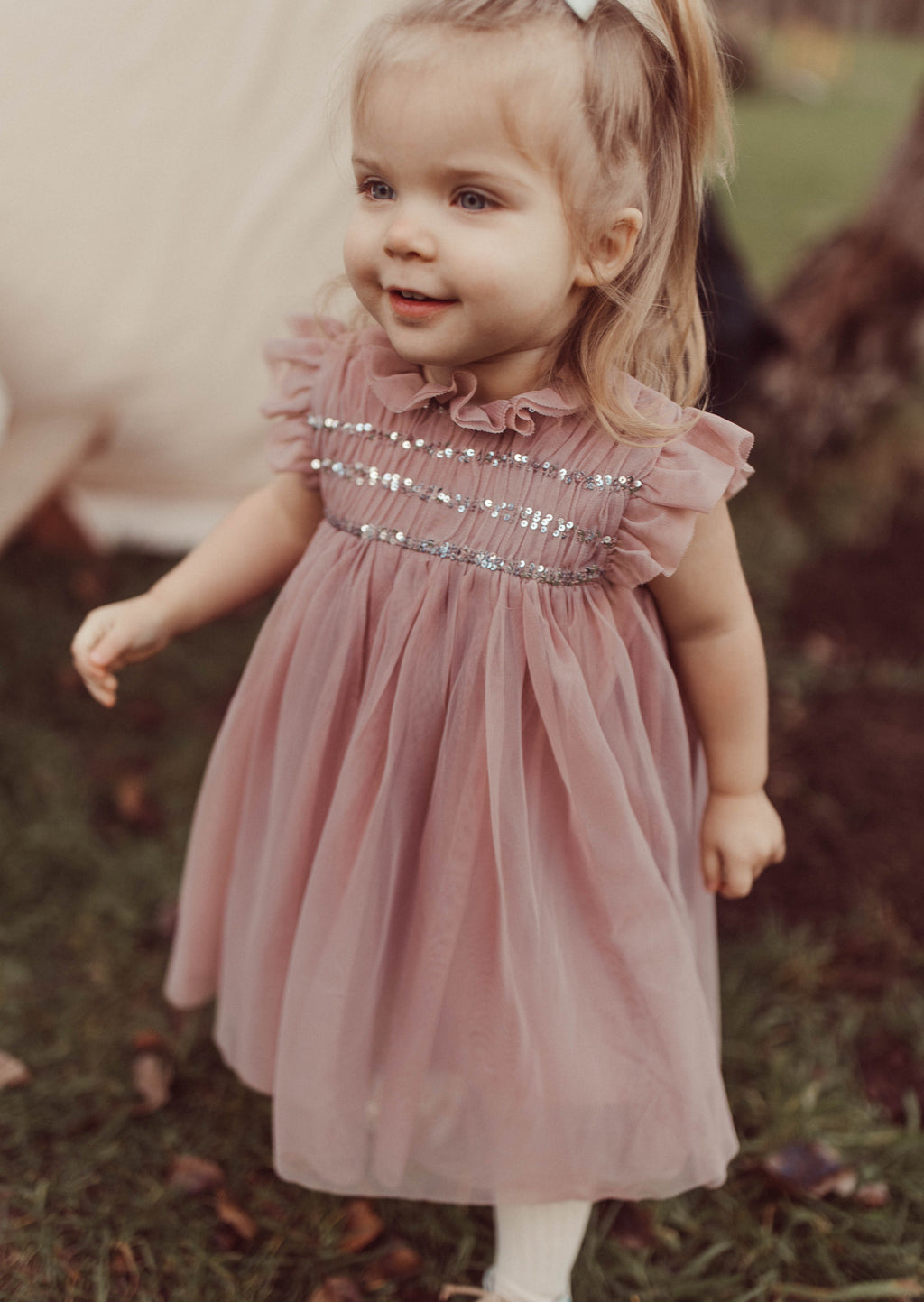 Le Petit Lapin Scarlett | Cotton Tulle Dress | Tosca | Playroom Avenue