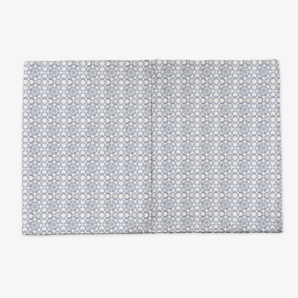 Toki Kids Blue Tile Vegan Leather Mat Epic | Playroom Avenue