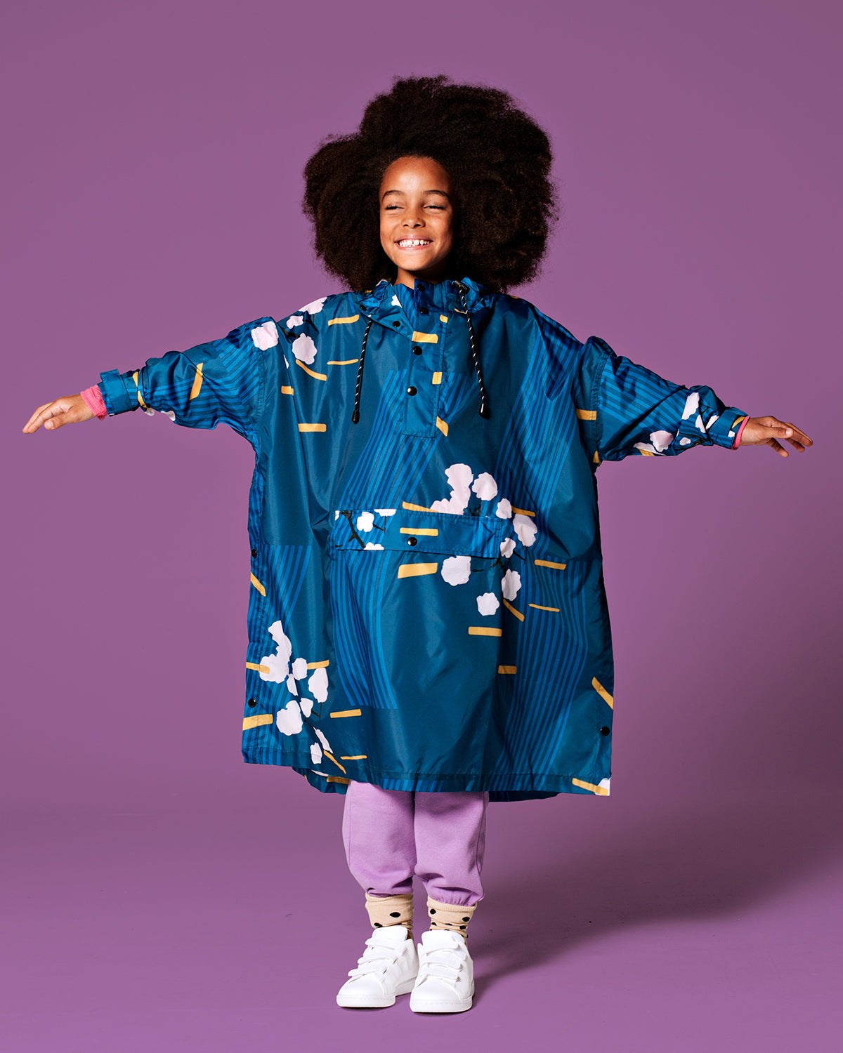 Rainkiss Kids Rain Poncho Japanese Blossom | Playroom Avenue