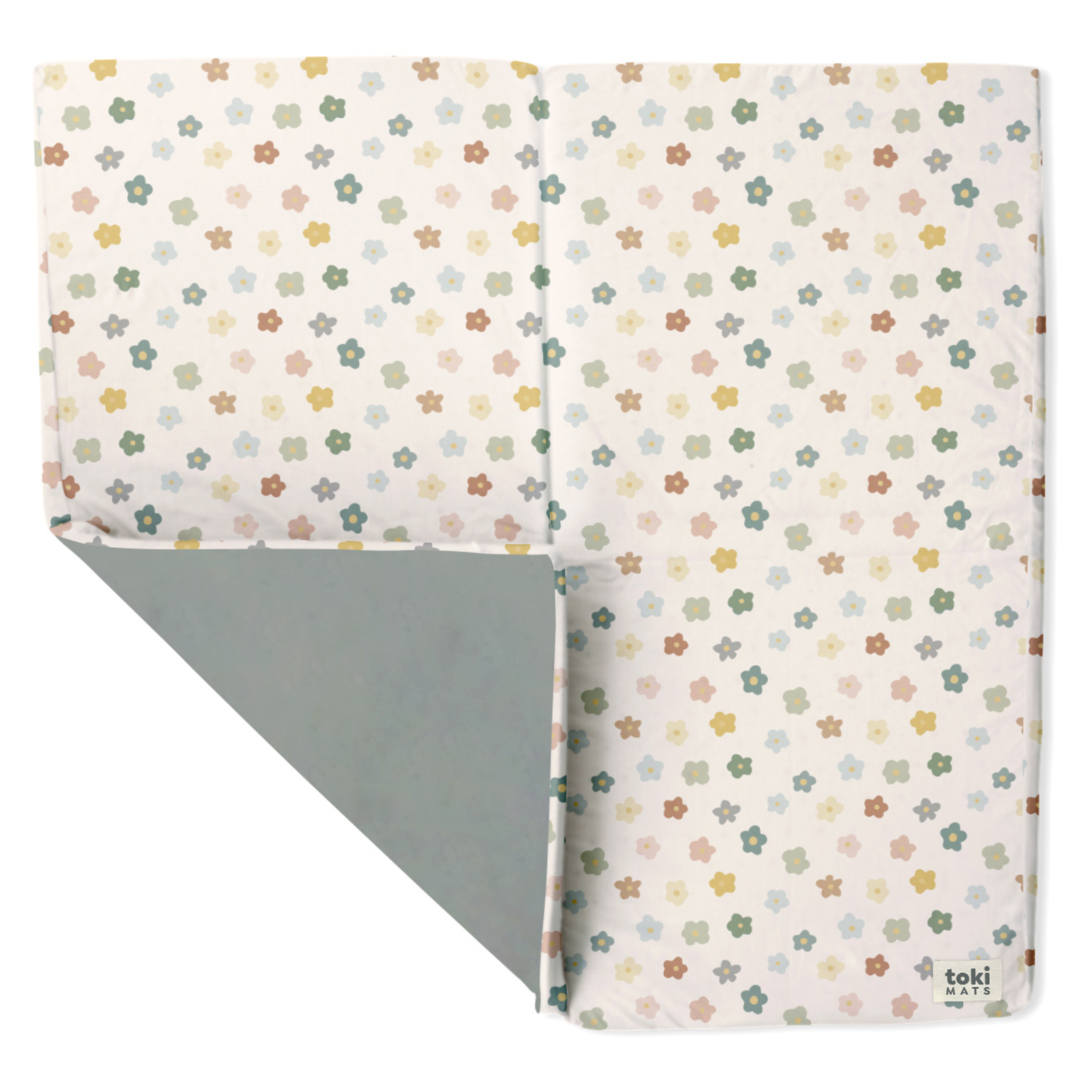 Toki Kids Playful Posies Organic Cotton Mat - Playroom Avenue