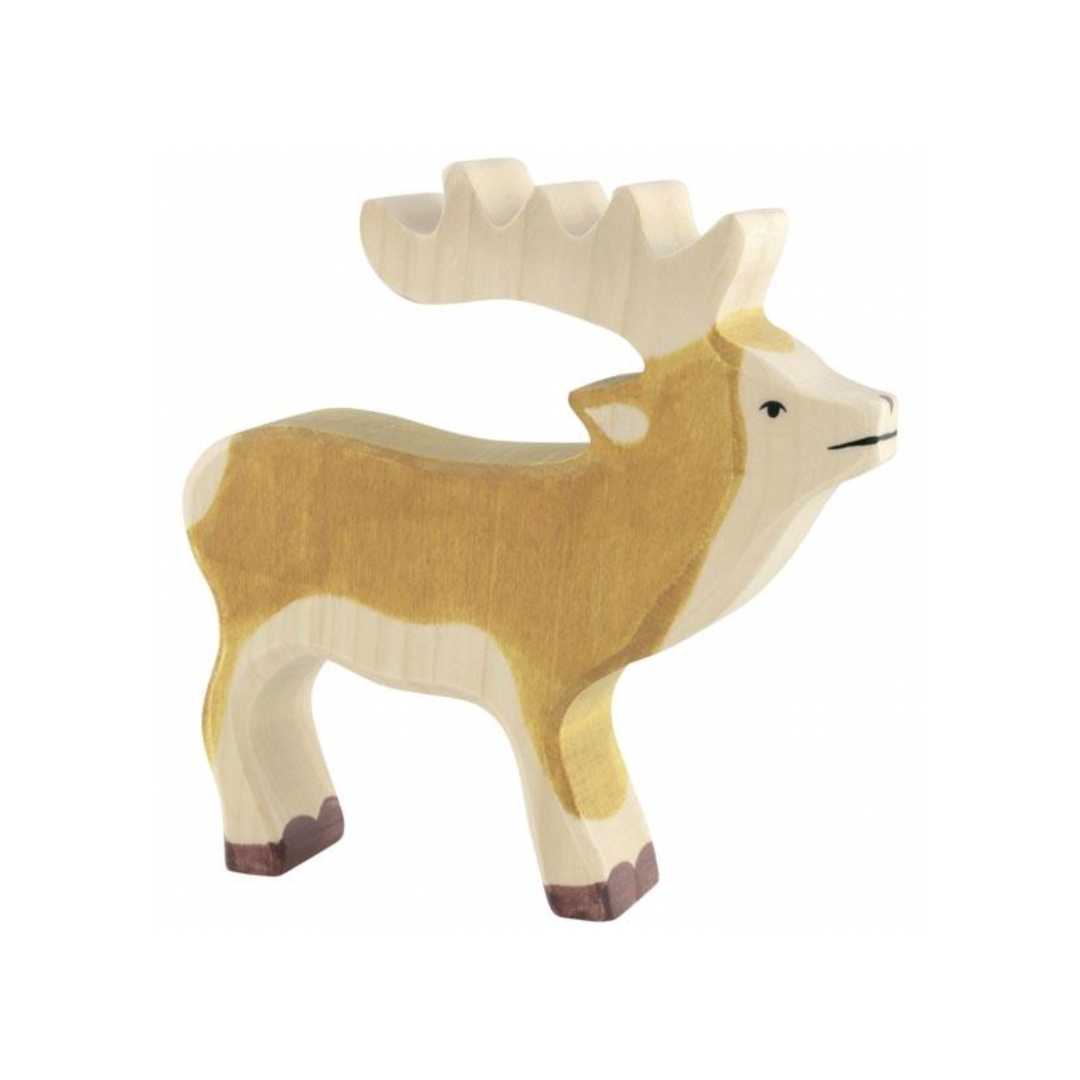Holztiger Wooden Stag Figure | Playroom Avenue