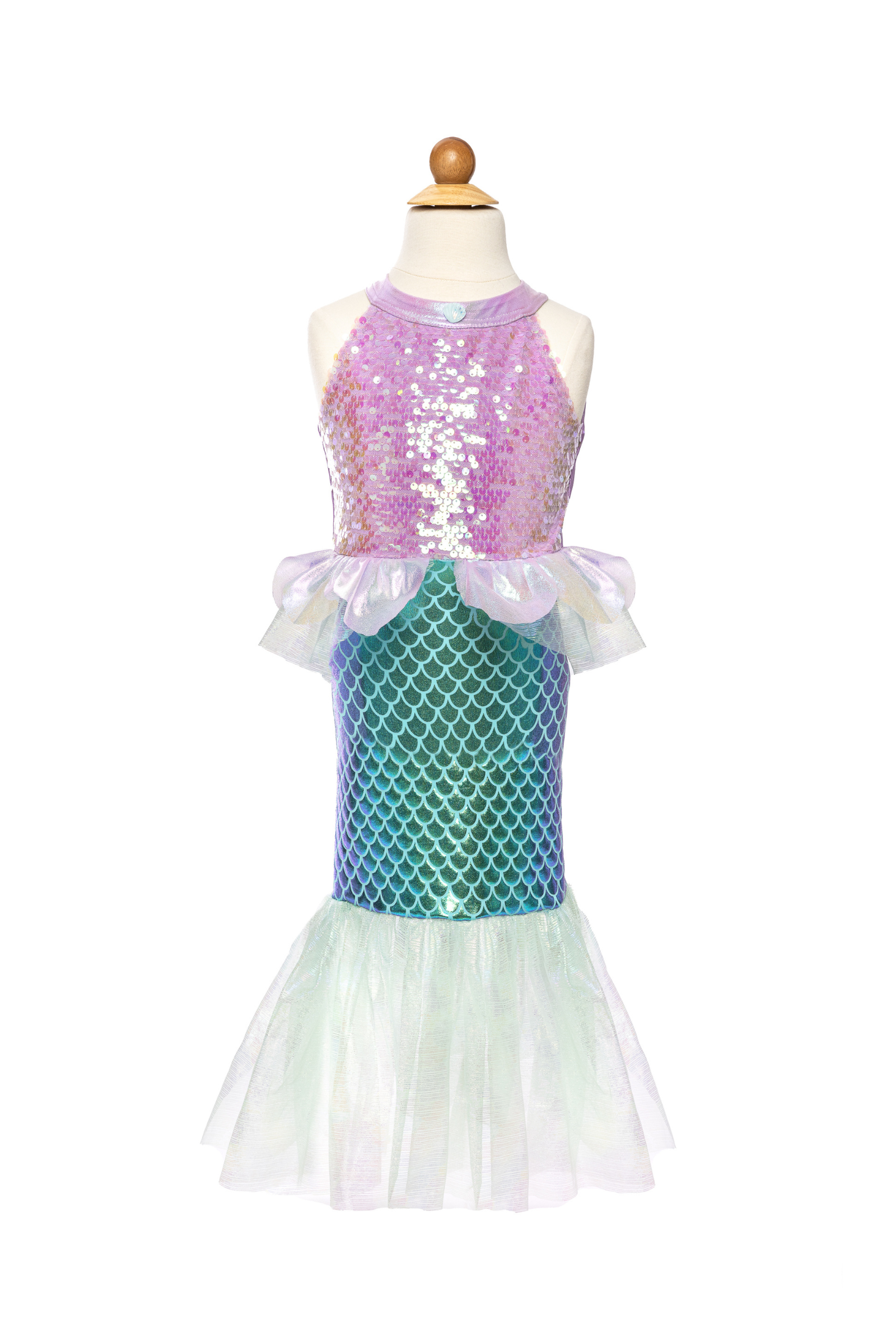 Great Pretenders Misty Mermaid Dress Purple Teal | Playroom Avenue