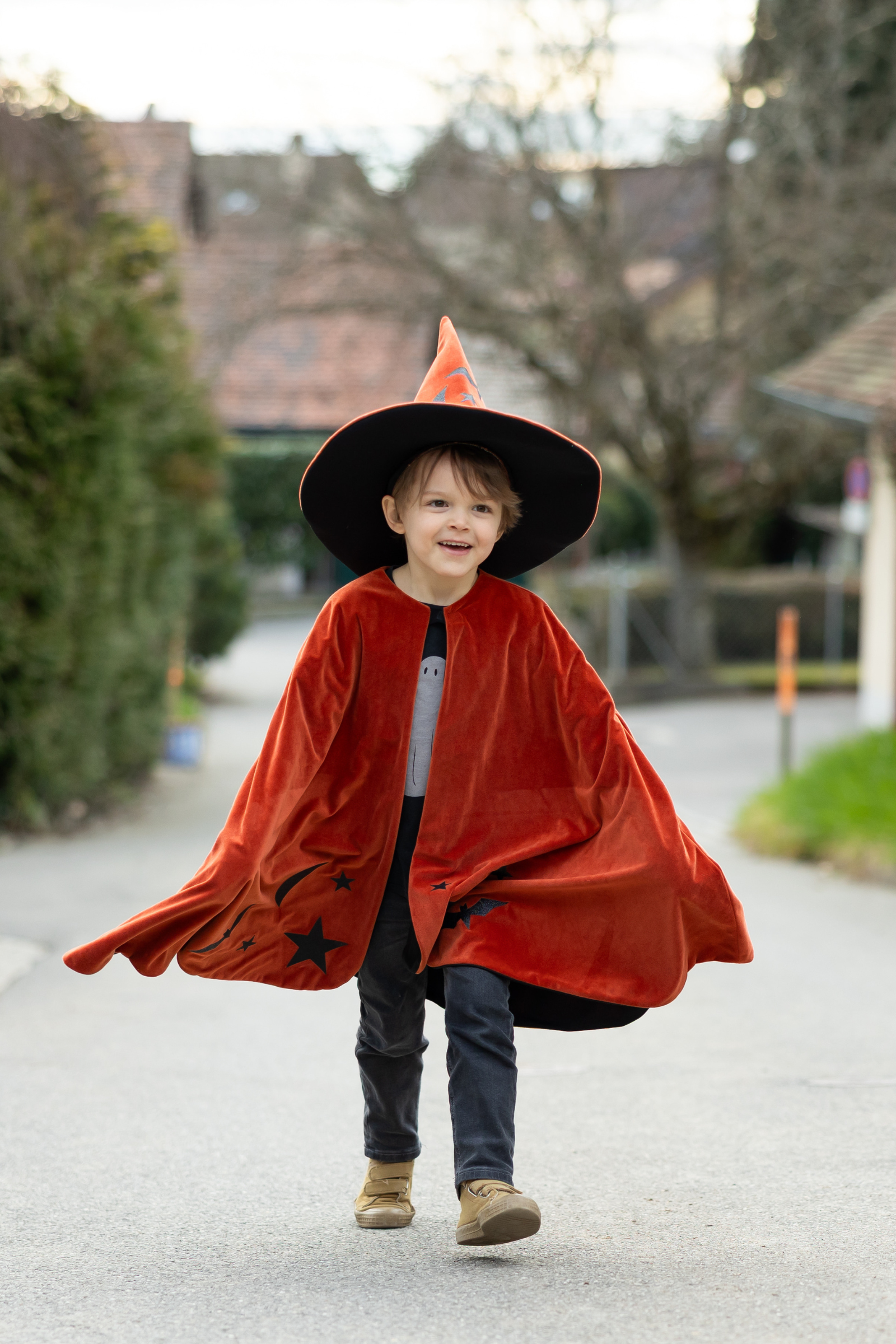 Great Pretenders Autumn Embers Wizard Cape and Hat Size 4-6 | Playroom Avenue