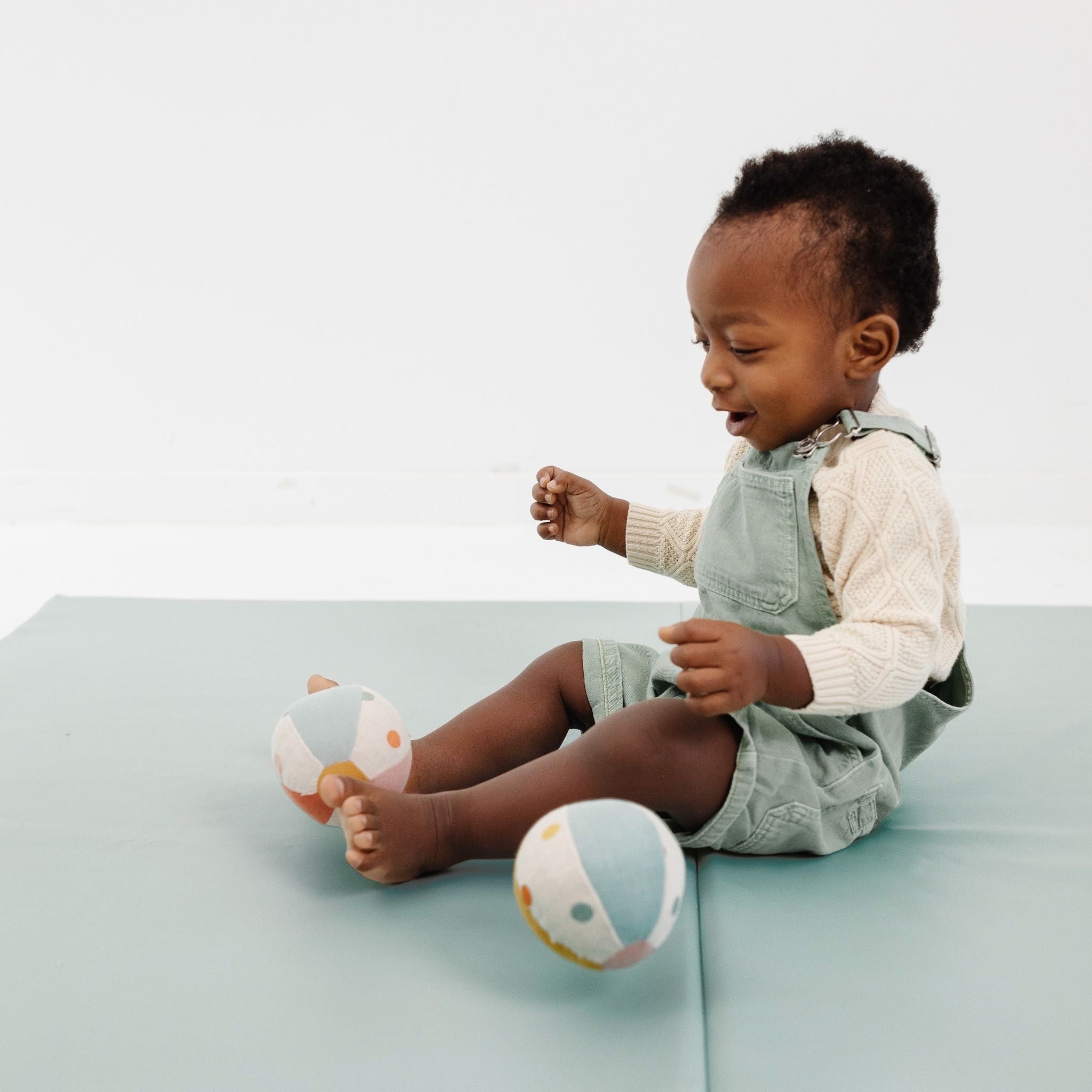 Toki Kids Sage Vegan Leather Mat | Playroom Avenue