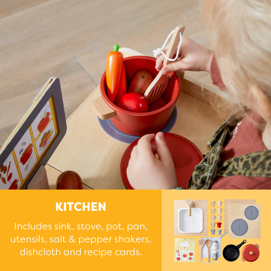HABA Creative Play 3 in 1 – Play Kitchen, Store & Workshop | Playroom Avenue