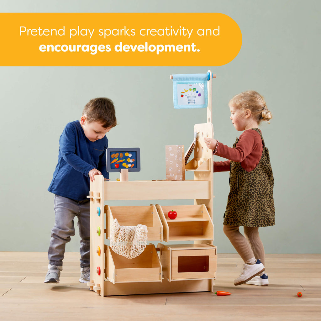 HABA Creative Play 3 in 1 – Play Kitchen, Store & Workshop | Playroom Avenue