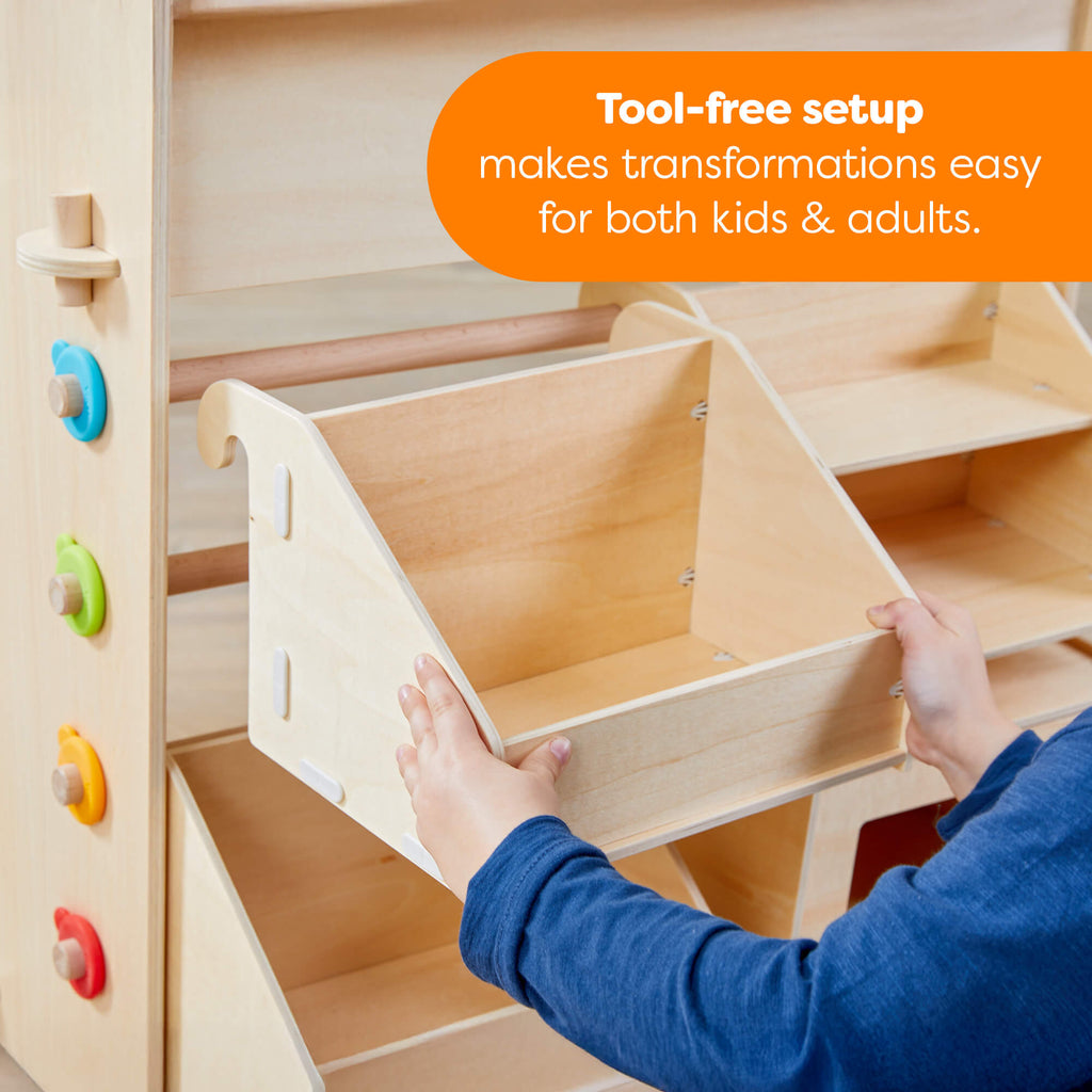 HABA Creative Play 3 in 1 – Play Kitchen, Store & Workshop | Playroom Avenue