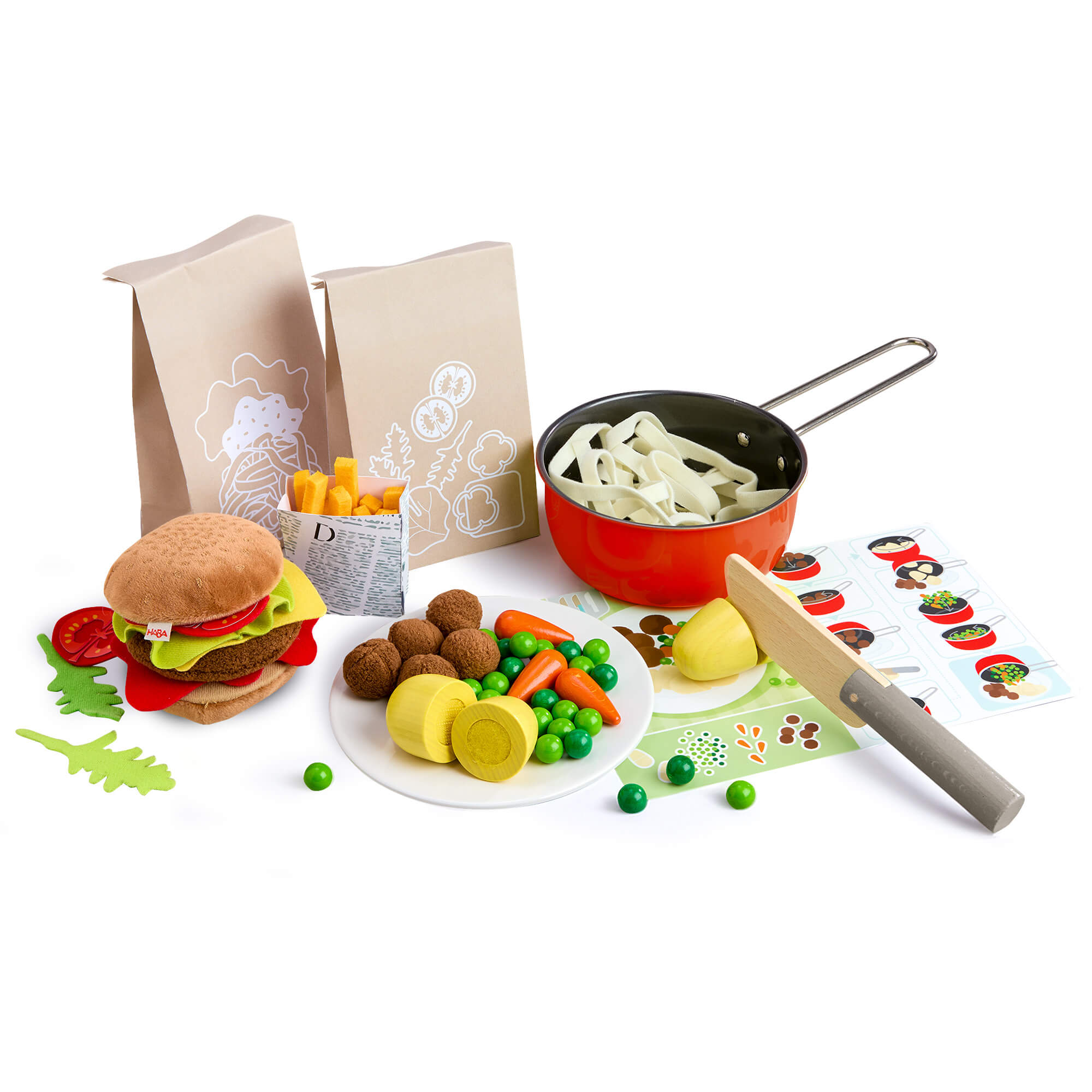 HABA Creative Play Fresh Box - Play Food Meal Kit | Playroom Avenue