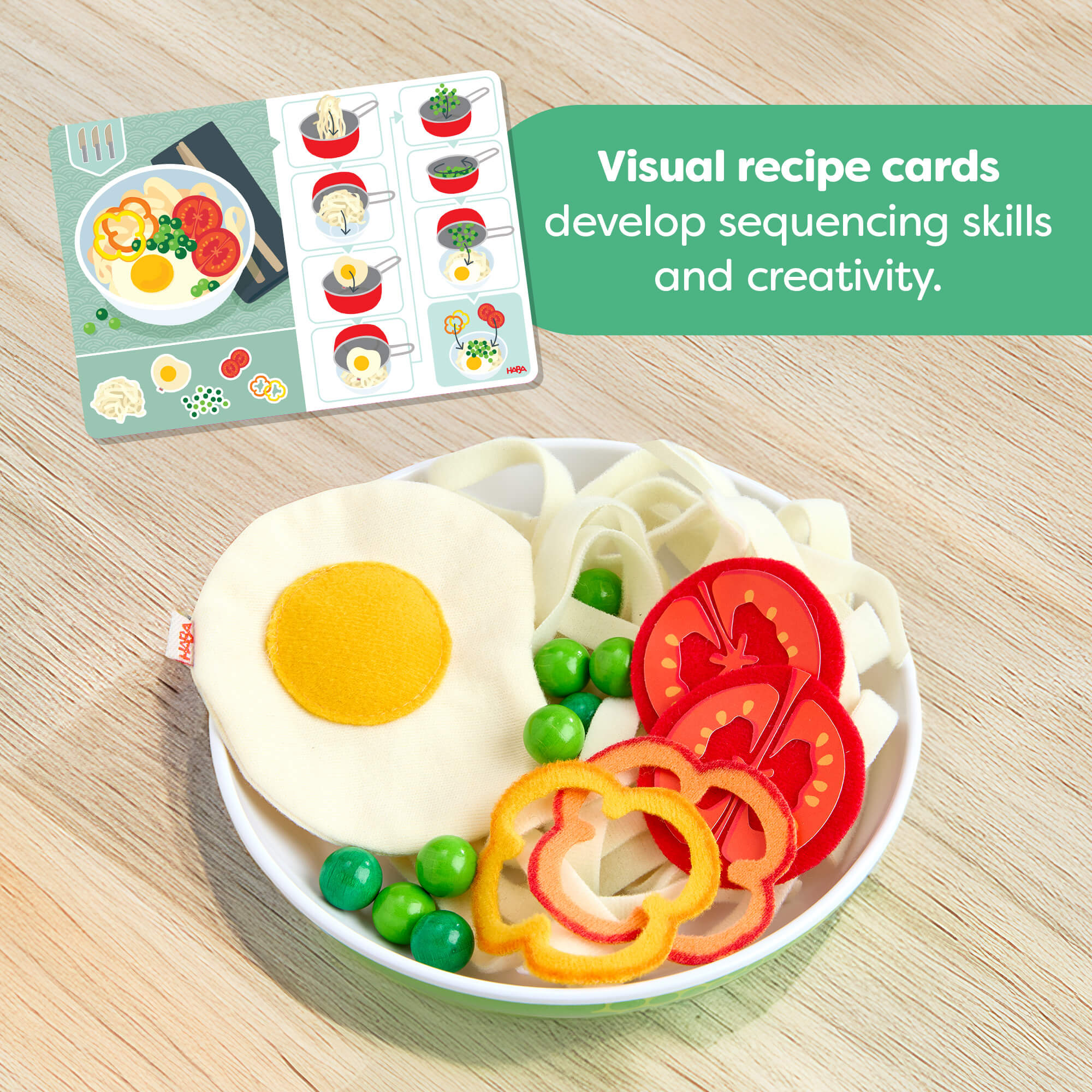 HABA Creative Play Fresh Box - Play Food Meal Kit | Playroom Avenue