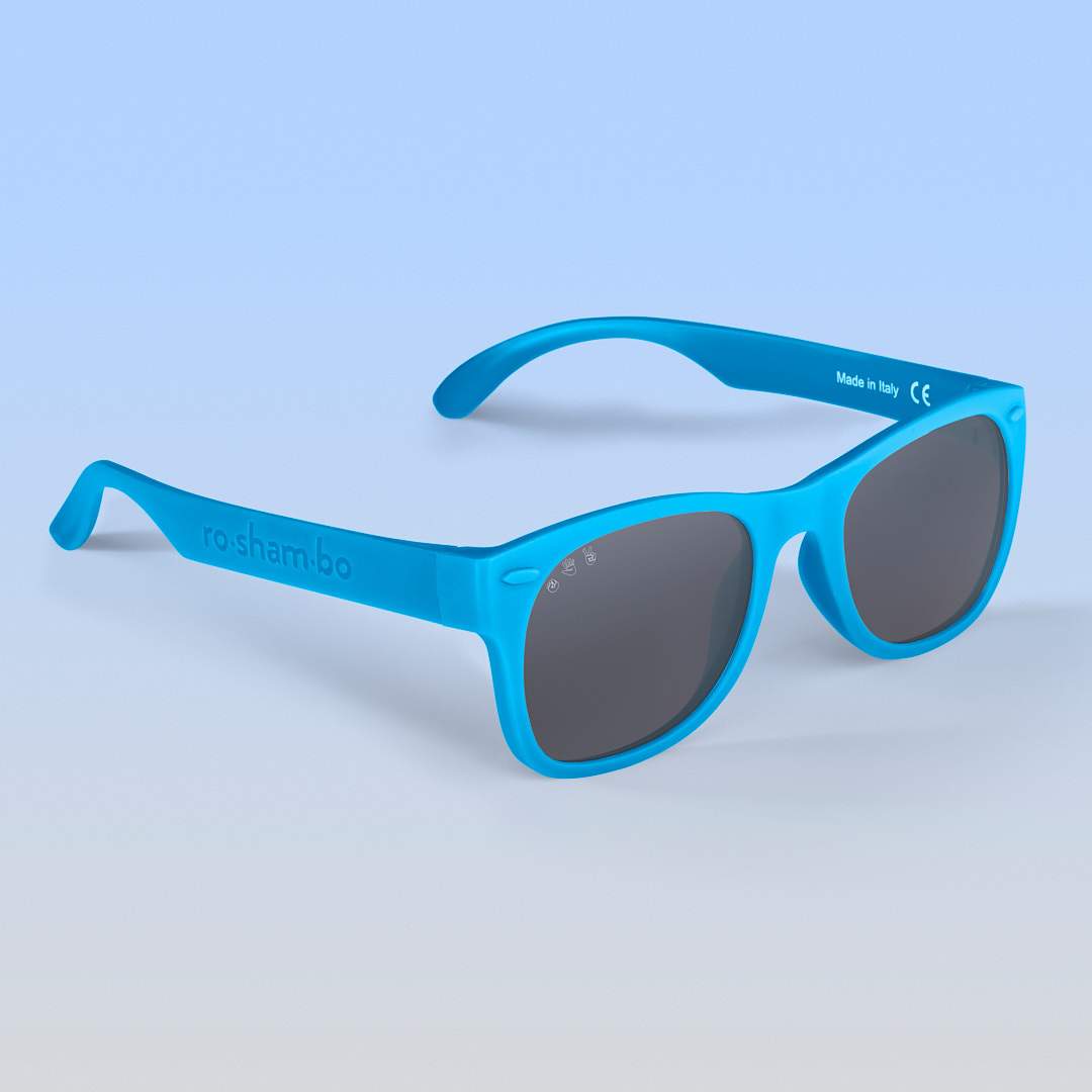 Zack Shades | Adult Polarized Grey Lens Blue Frame | Playroom Avenue