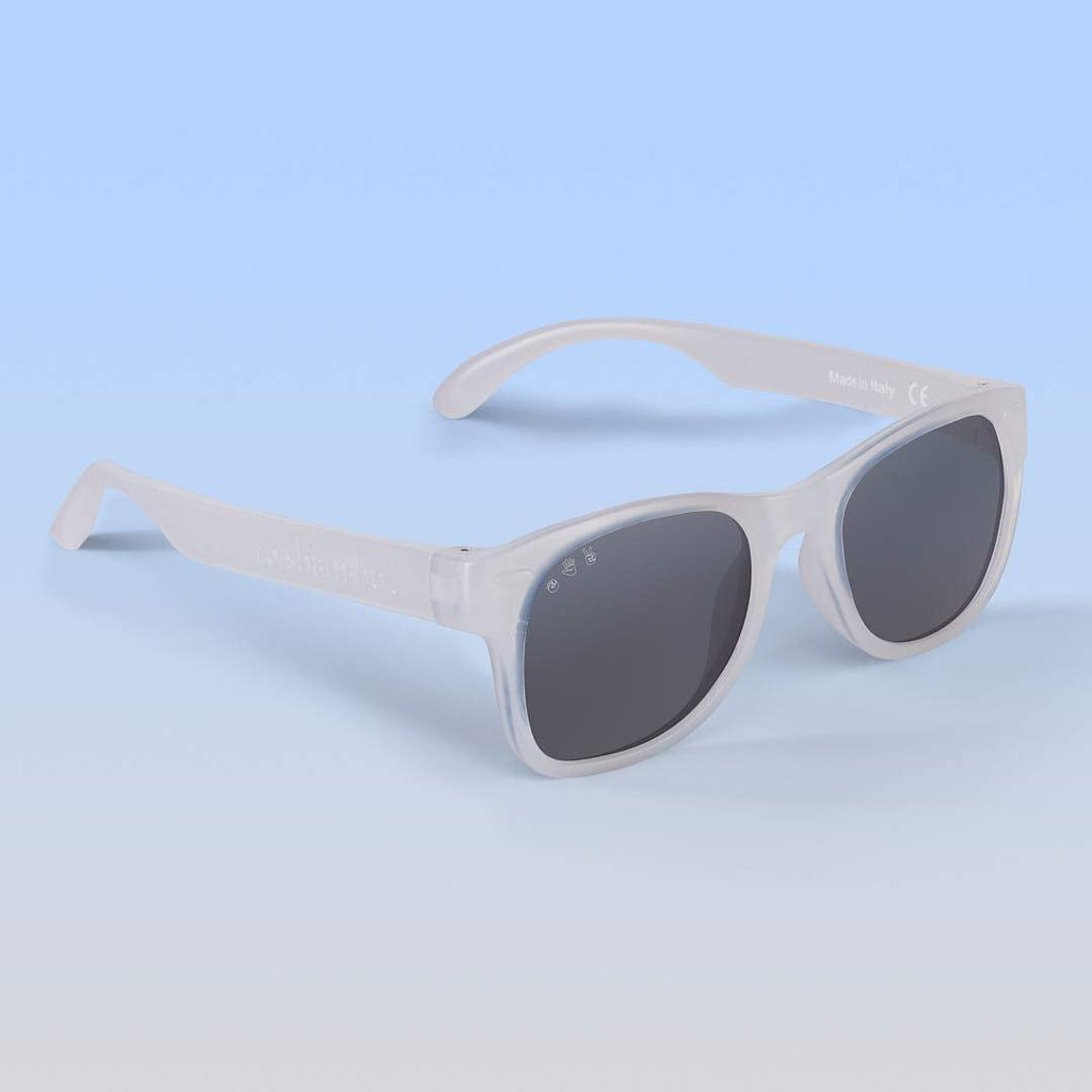 ro•sham•bo Falcor Shades | Adult Polarized Grey Lens Frost Frame | Playroom Avenue