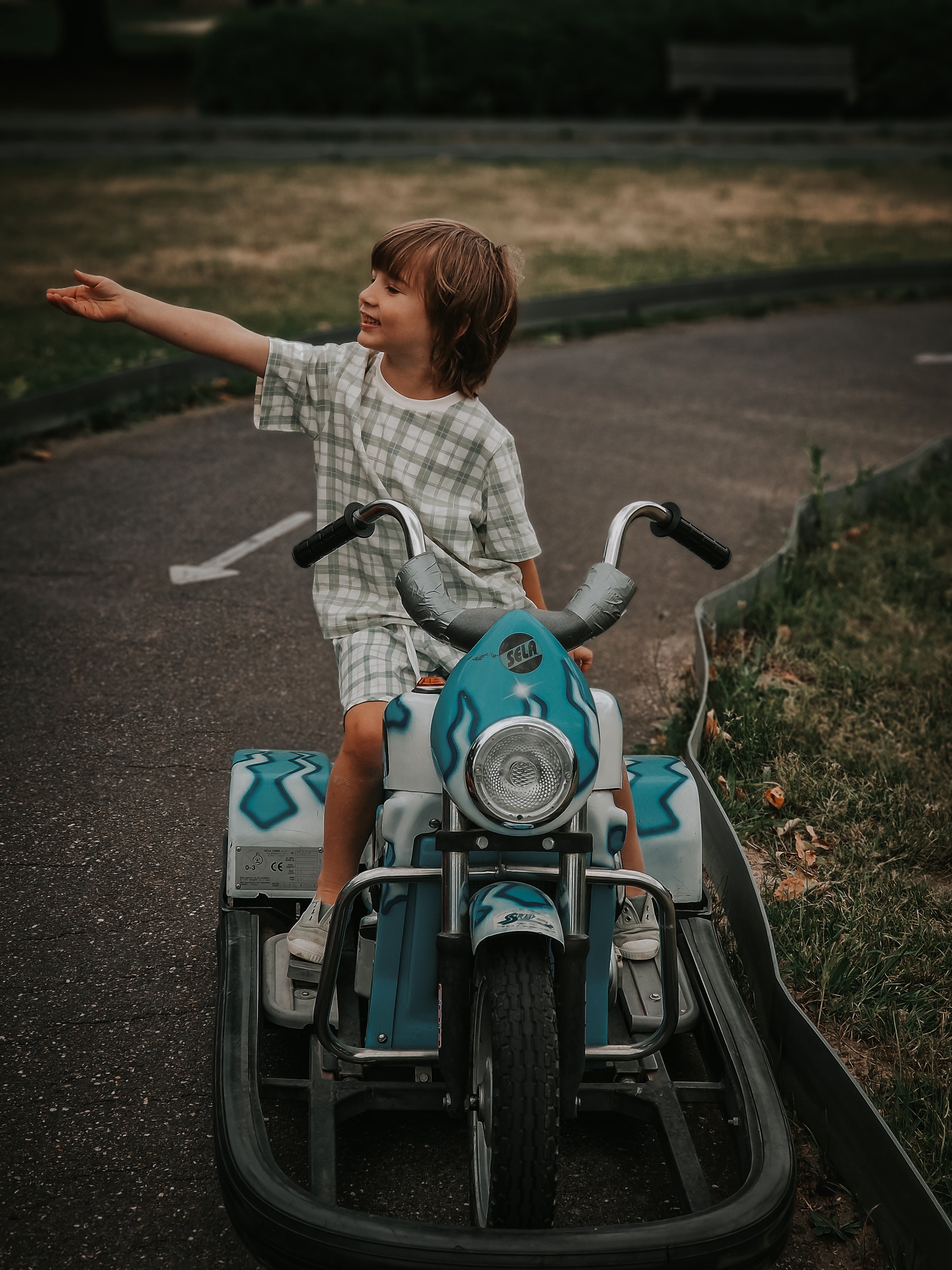 GRECH & CO. Swim Trunks | UPF + Recycled - Fern Plaid | Playroom Avenue