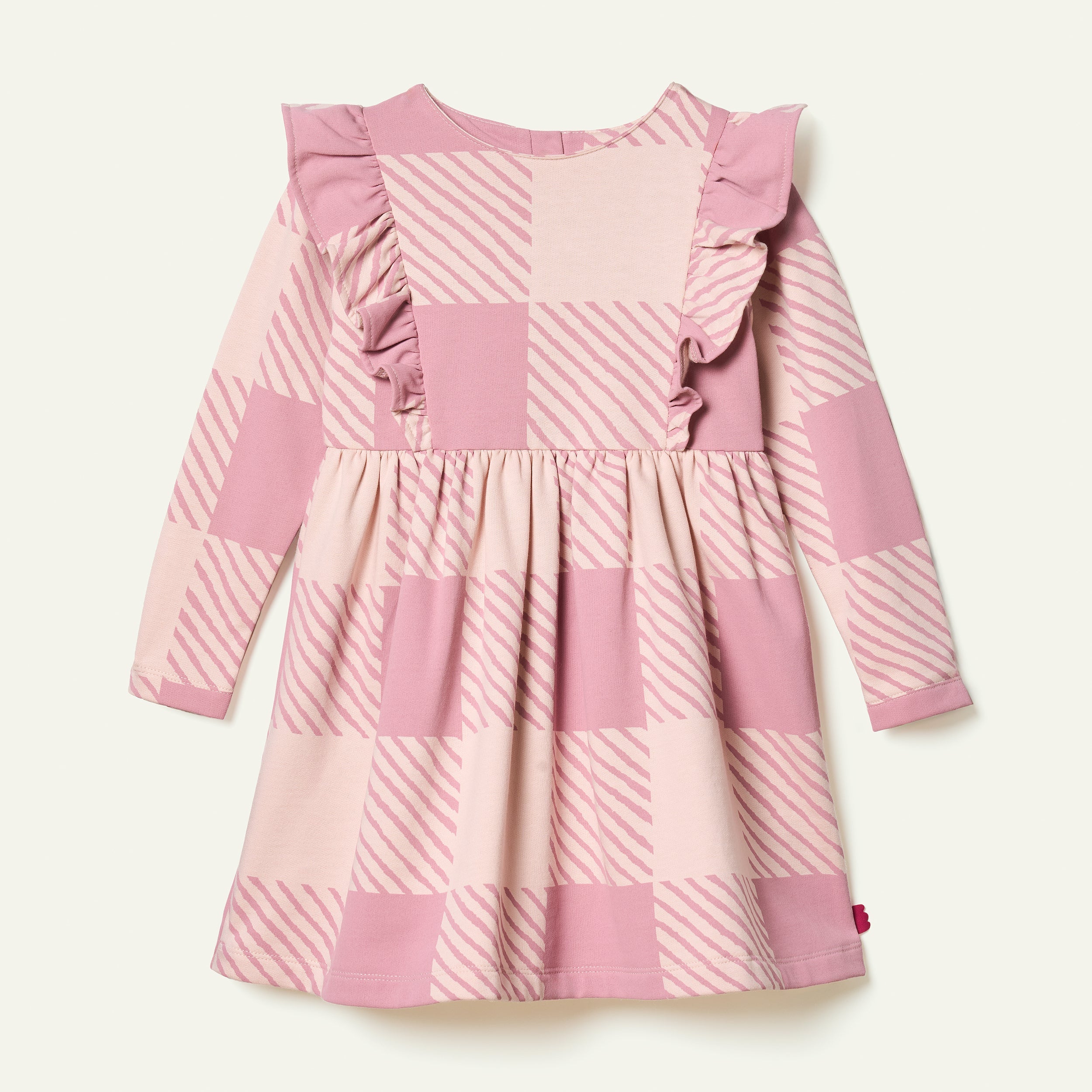 Mon Coeur Buffalo Check RuffleDress | Playroom Avenue