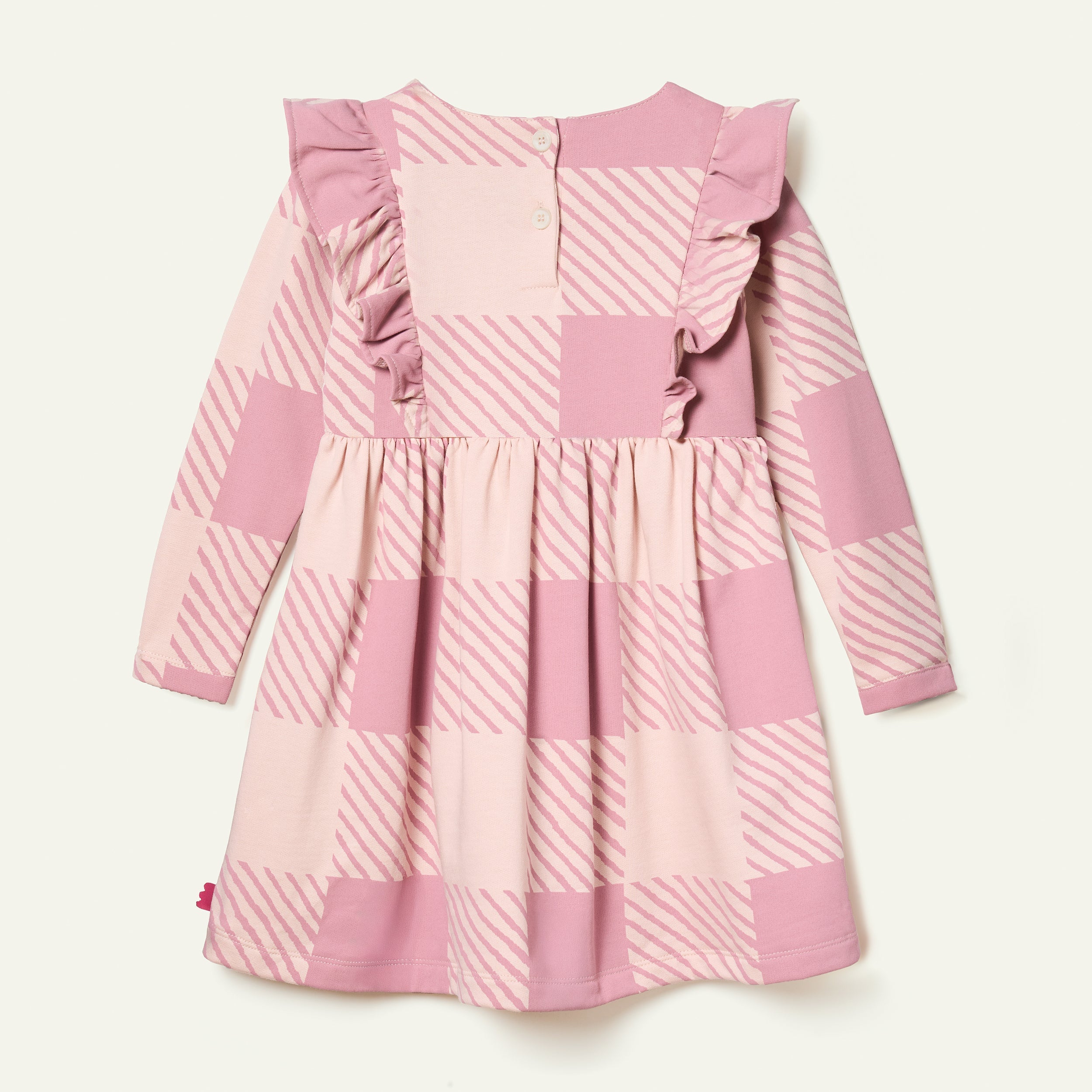 Mon Coeur Buffalo Check RuffleDress | Playroom Avenue