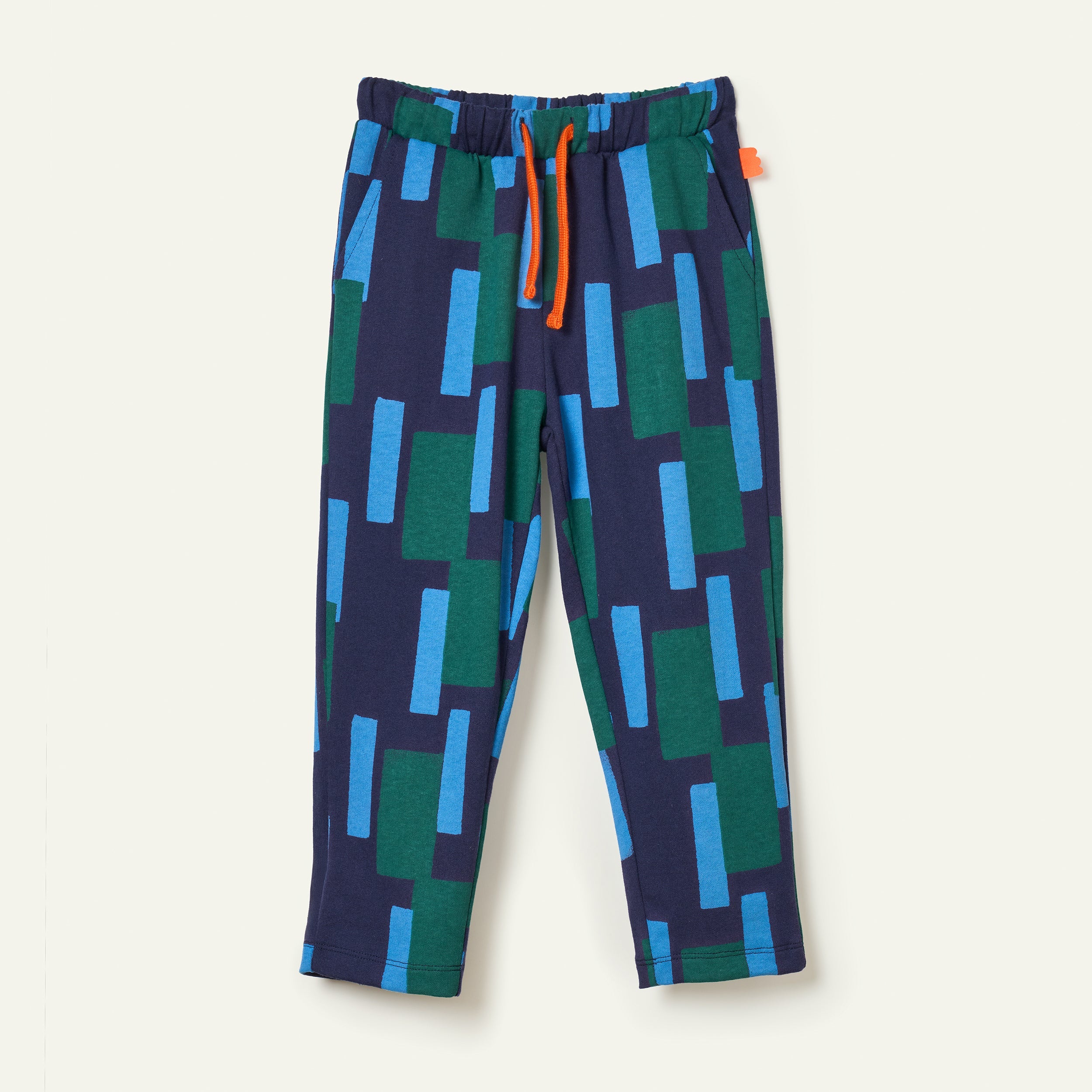Mon Coeur Blue Block Jogger | Playroom Avenue