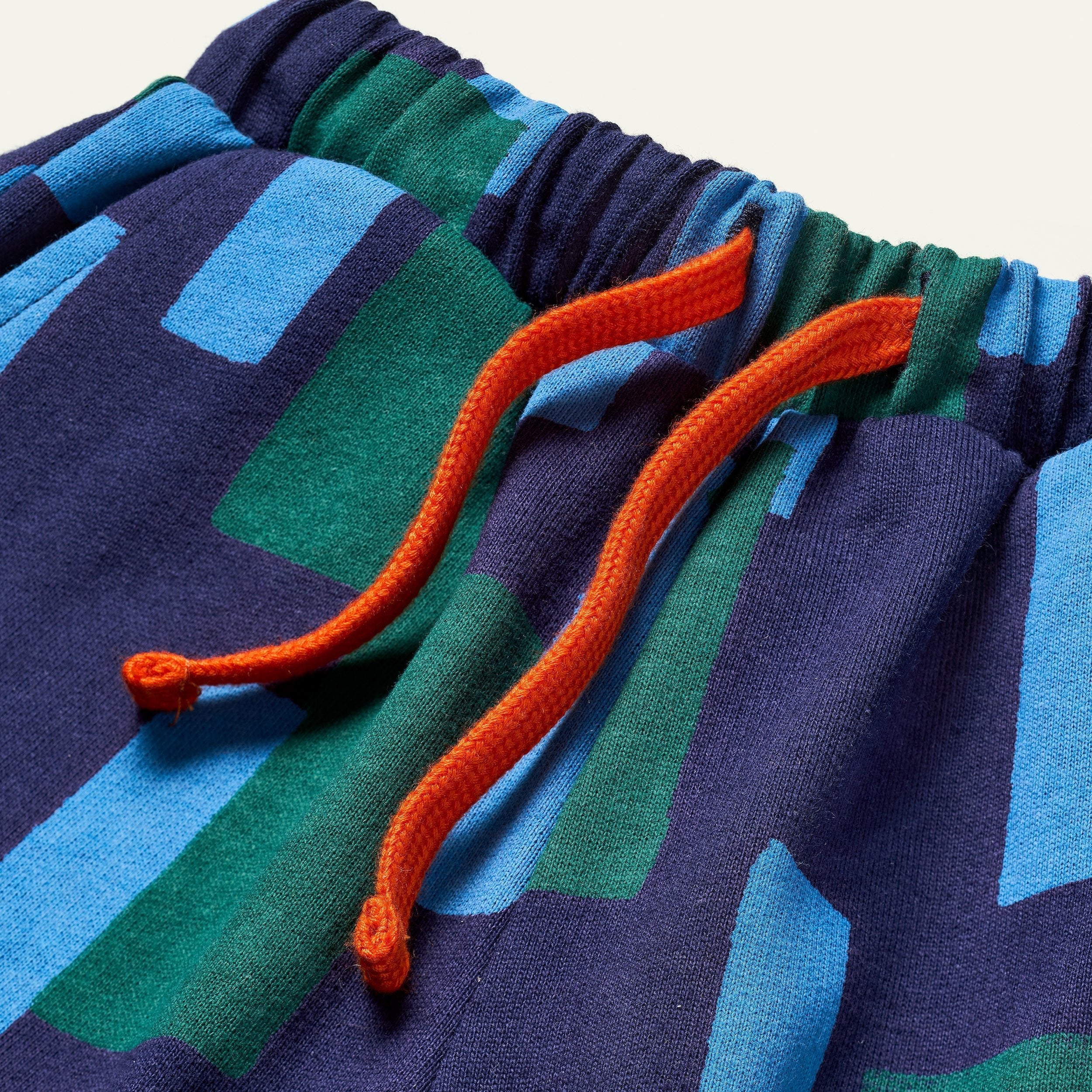 Mon Coeur Blue Block Jogger | Playroom Avenue