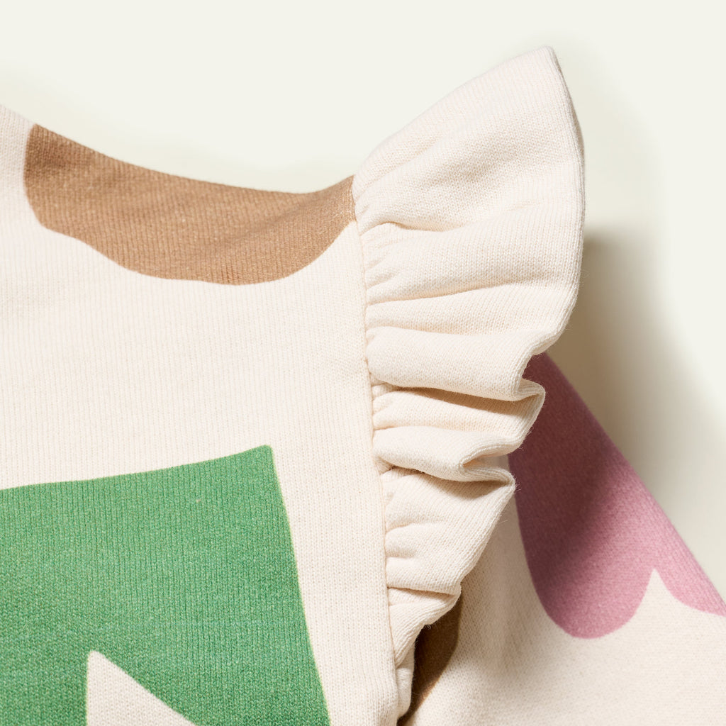 Mon Coeur Mon Coeur Ruffled Sweatshirt | Playroom Avenue