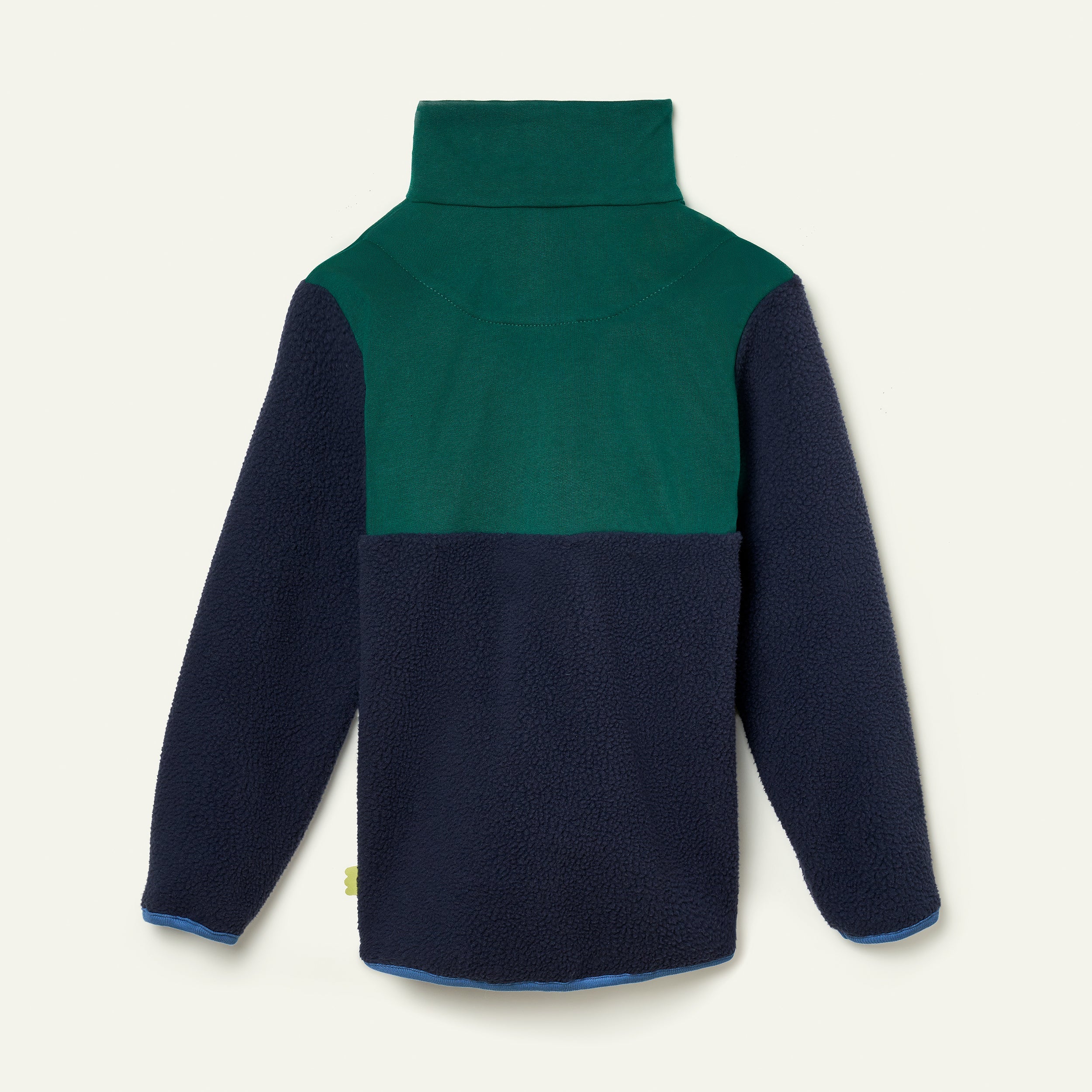 Mon Coeur Navy Sherpa Zip up | Playroom Avenue