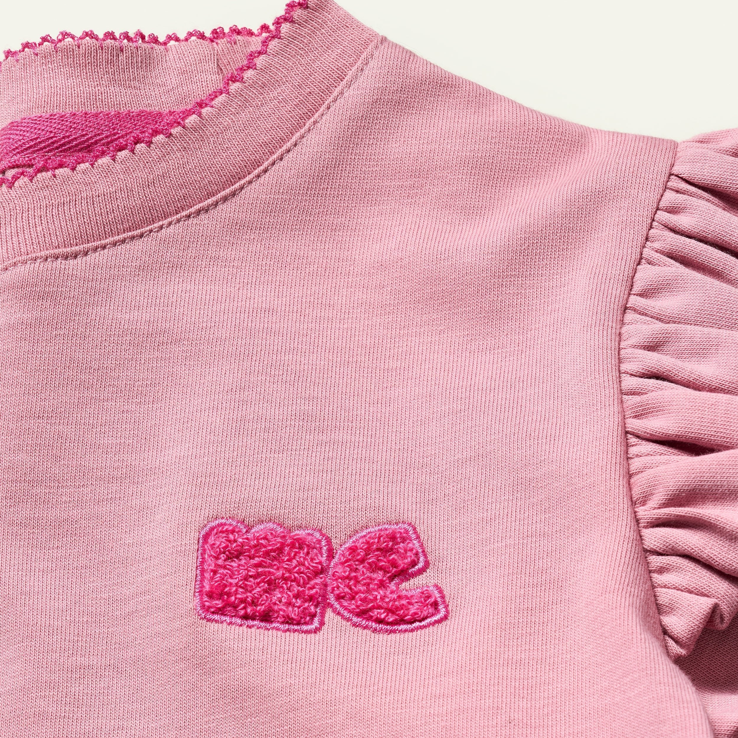 Mon Coeur MC Ruffled T-Shirt | Playroom Avenue