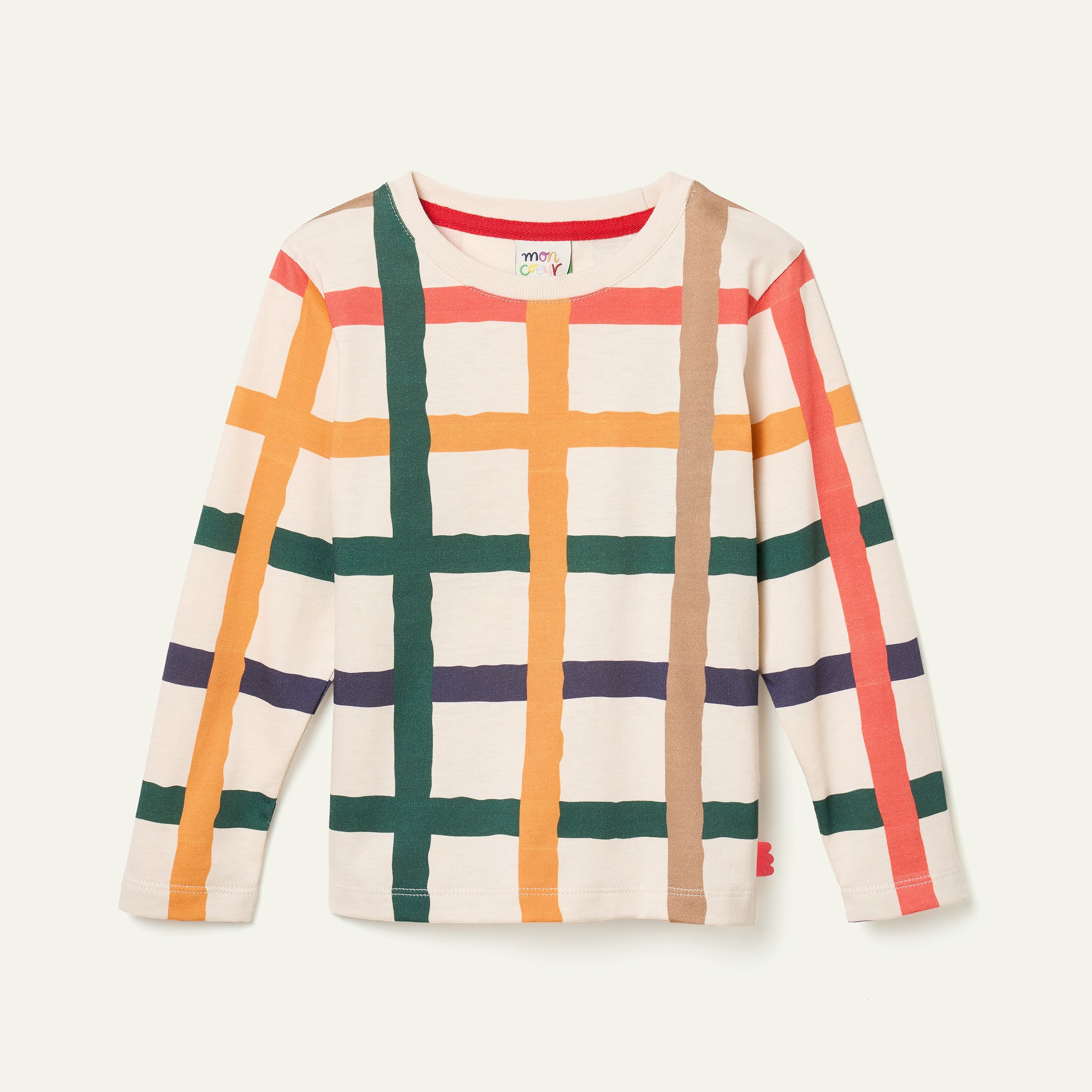 Mon Coeur Warm Grid T-Shirt | Playroom Avenue