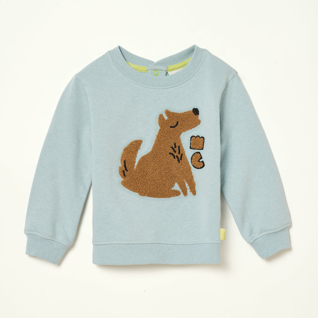 Mon Coeur Cotton Wolf Sweatshirt | Playroom Avenue