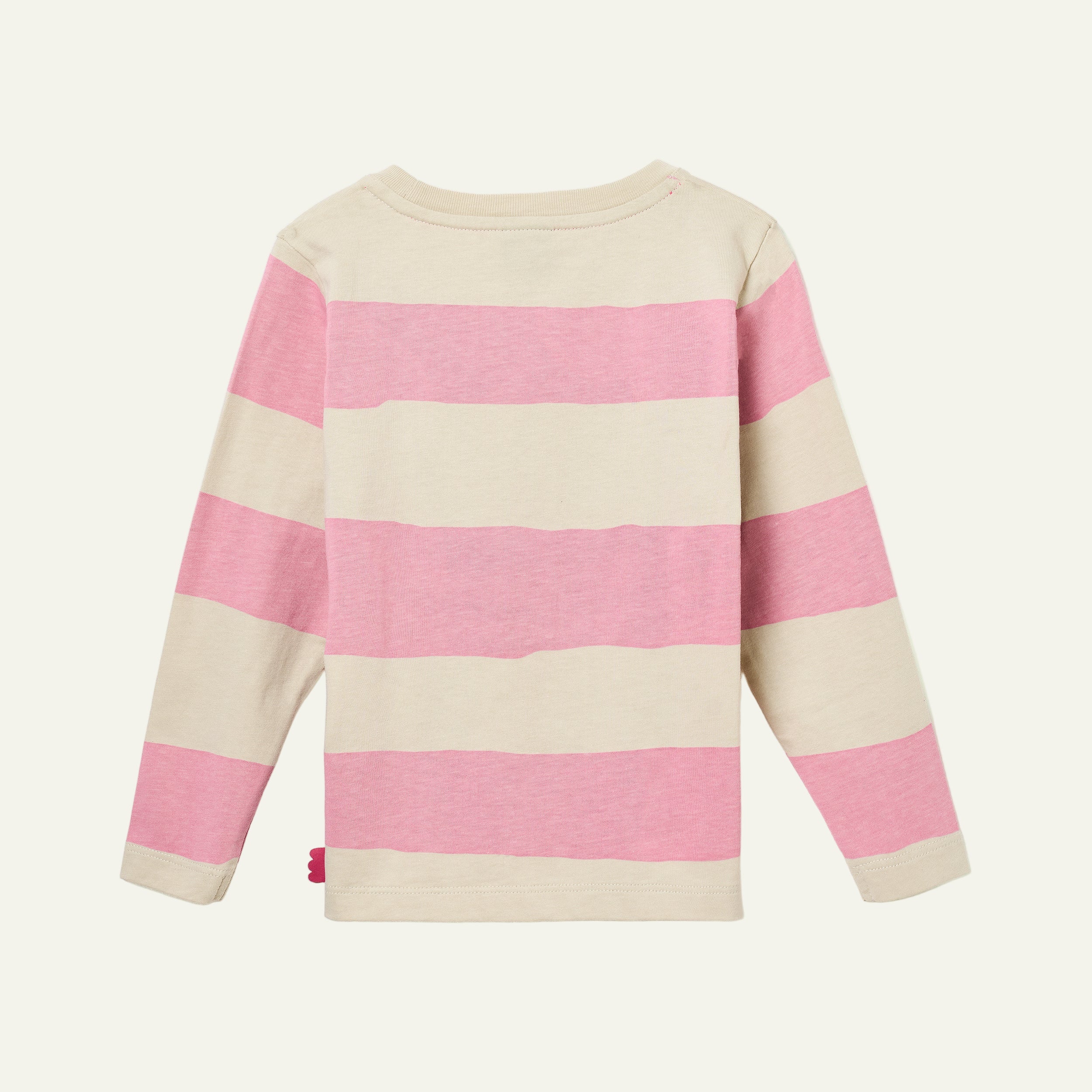 Mon Coeur Pink Rugby Stripe T-Shirt | Playroom Avenue