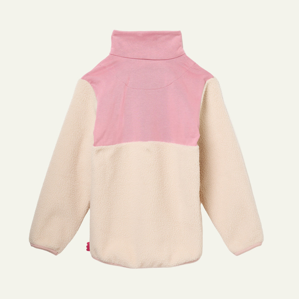 Mon Coeur Pink Sherpa Zip up | Playroom Avenue