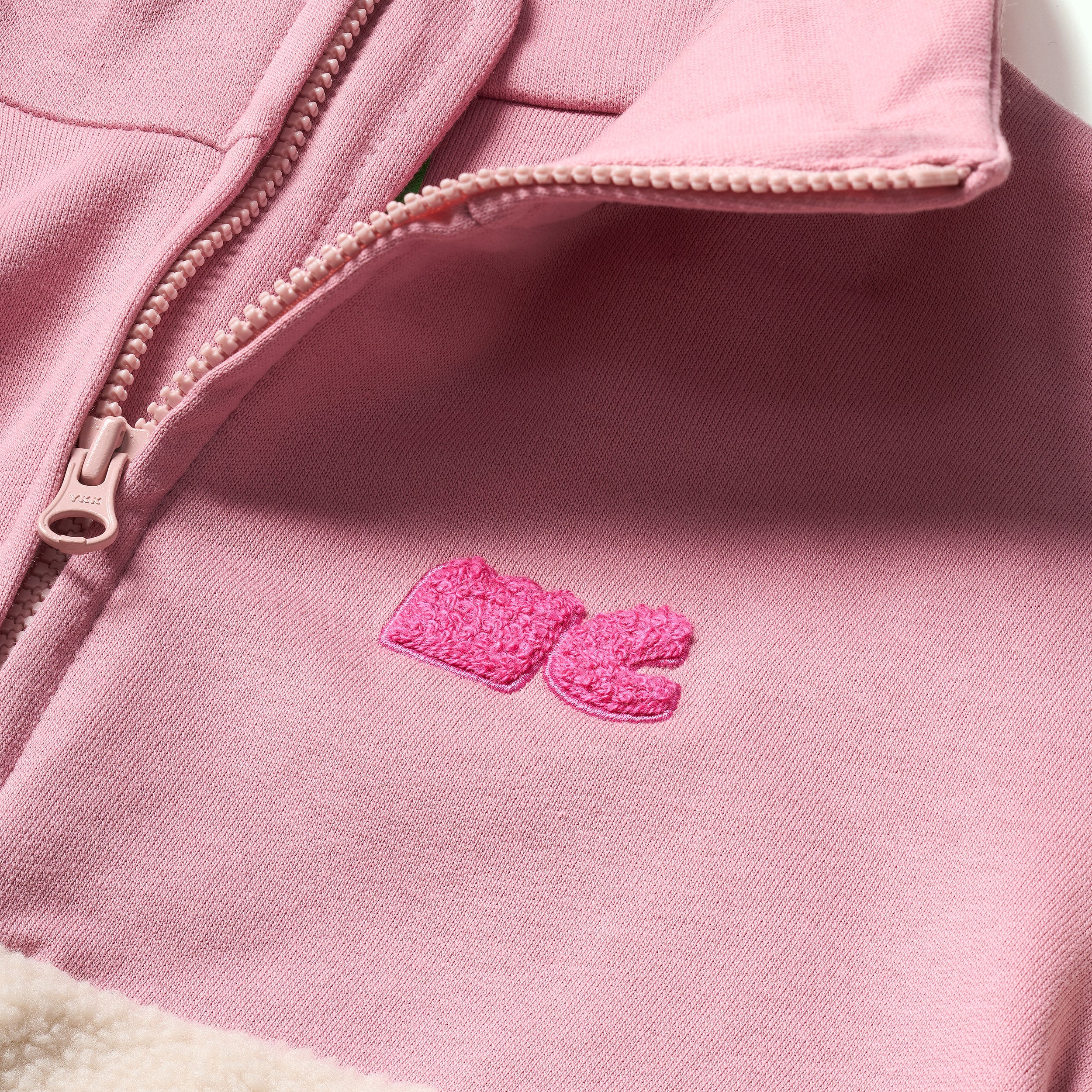 Mon Coeur Pink Sherpa Zip up | Playroom Avenue