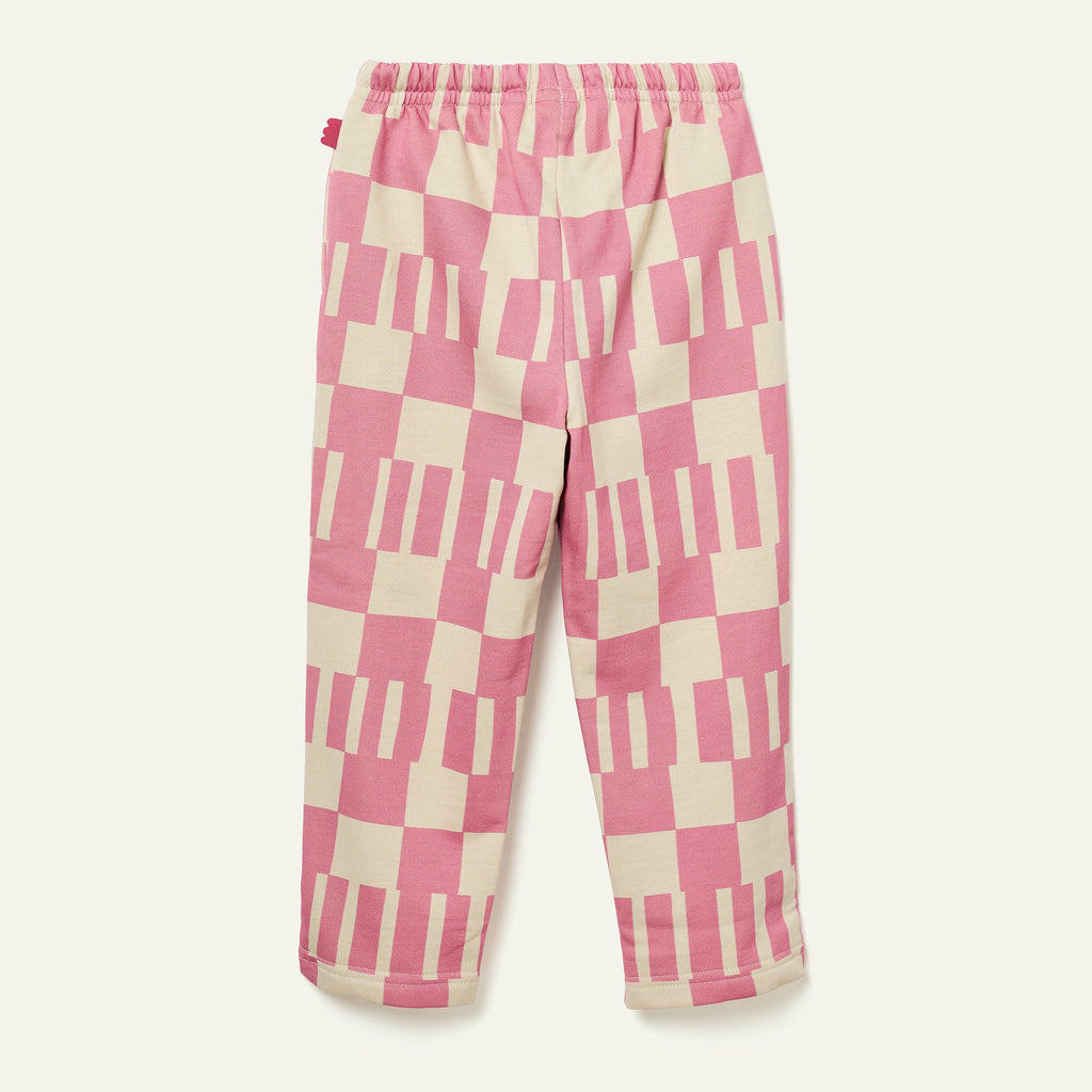 Mon Coeur Pink Block Jogger | Playroom Avenue