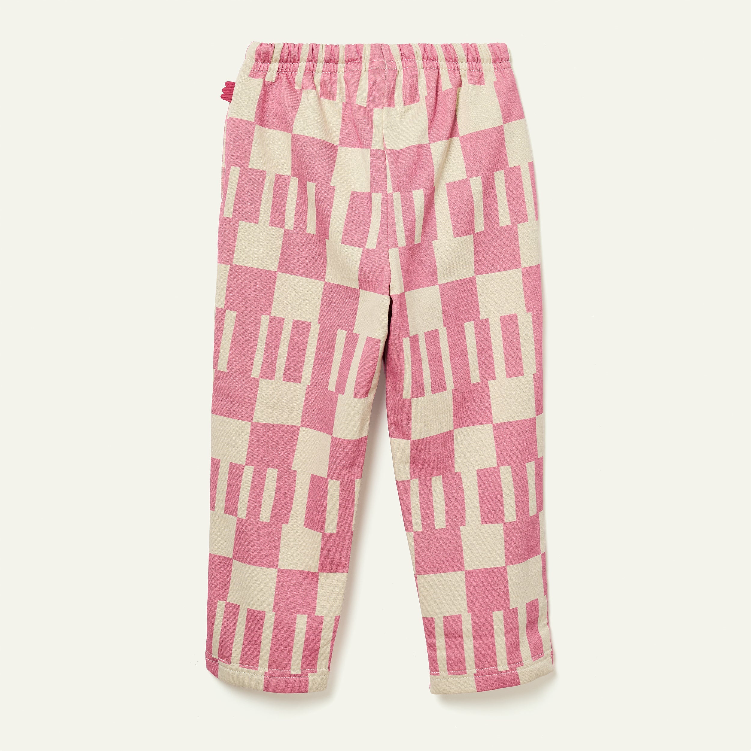 Mon Coeur Pink Block Jogger | Playroom Avenue