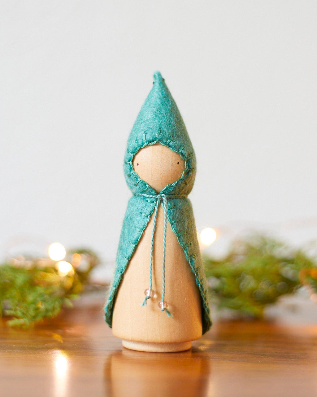 Wonderheart Blue Spruce Wooden Gnome | Playroom Avenue