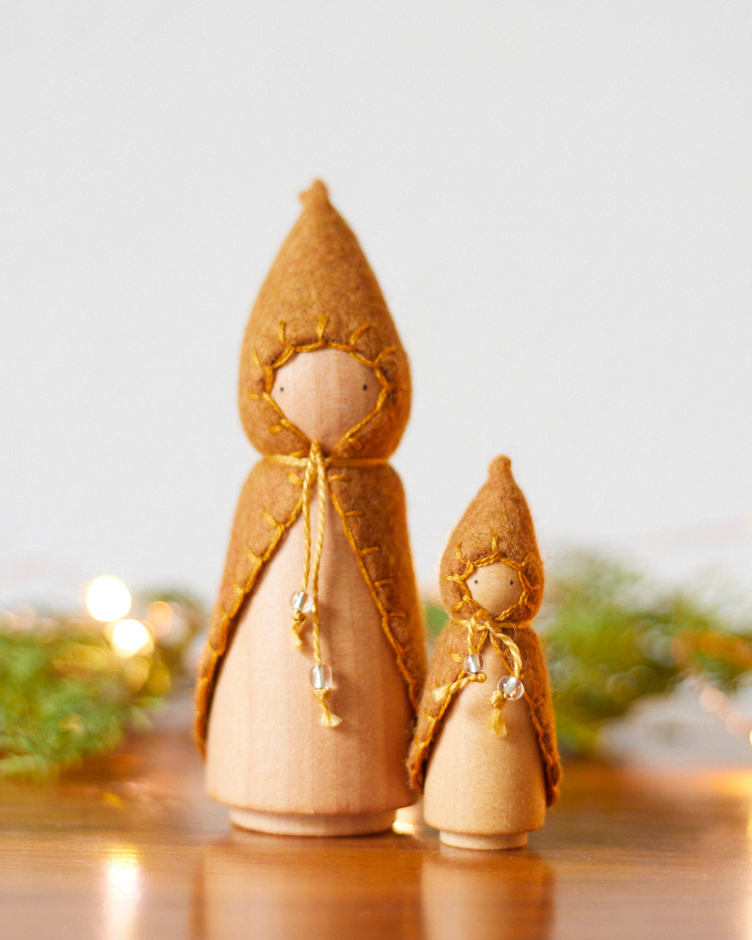 Wonderheart Pinecone Brown Wooden Gnome | Playroom Avenue
