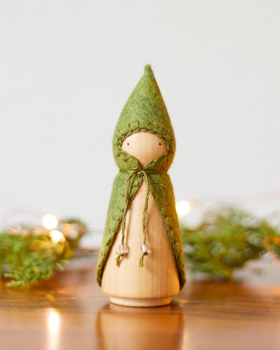 Wonderheart Fir Green Wooden Gnome | Playroom Avenue