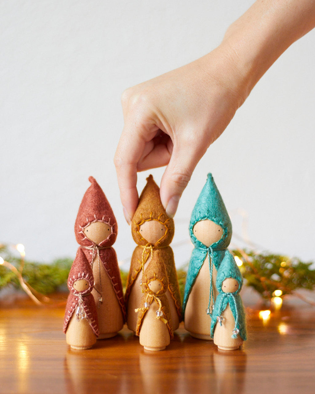 Wonderheart Blue Spruce Wooden Gnome | Playroom Avenue