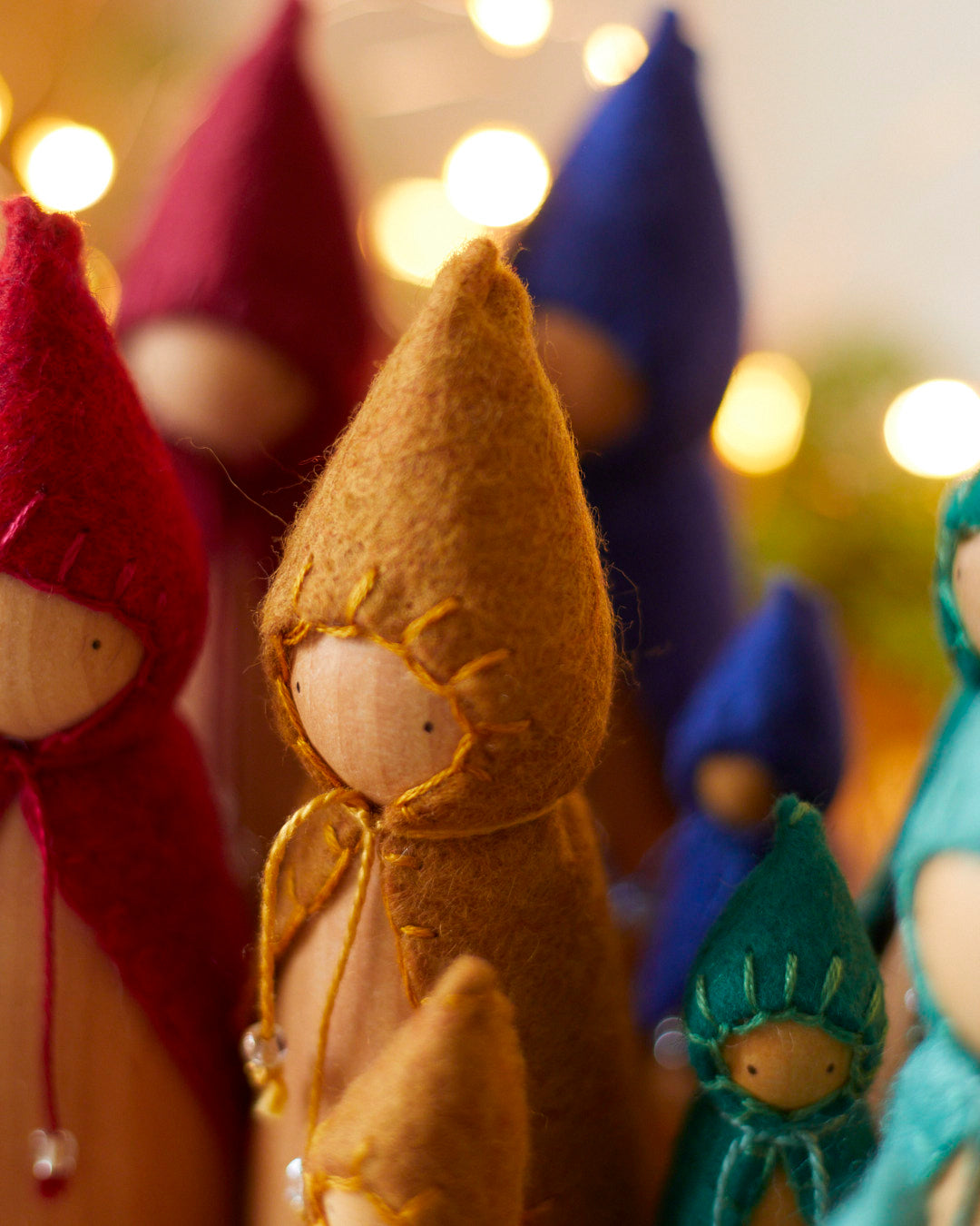 Wonderheart Pinecone Brown Wooden Gnome | Playroom Avenue