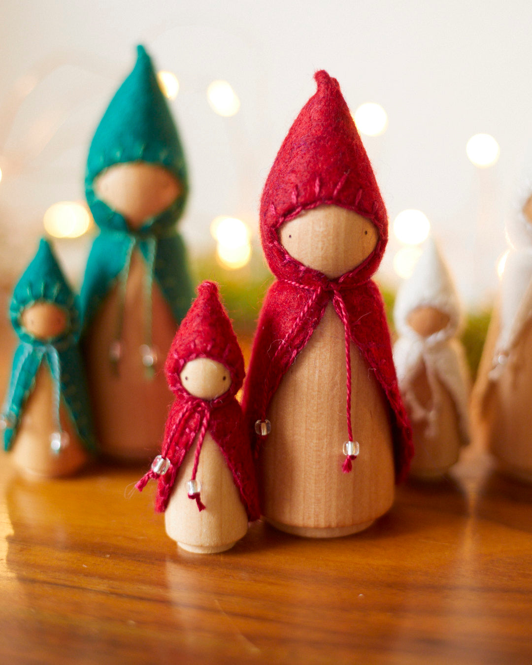 Wonderheart Hollyberry Red Wooden Gnome | Playroom Avenue