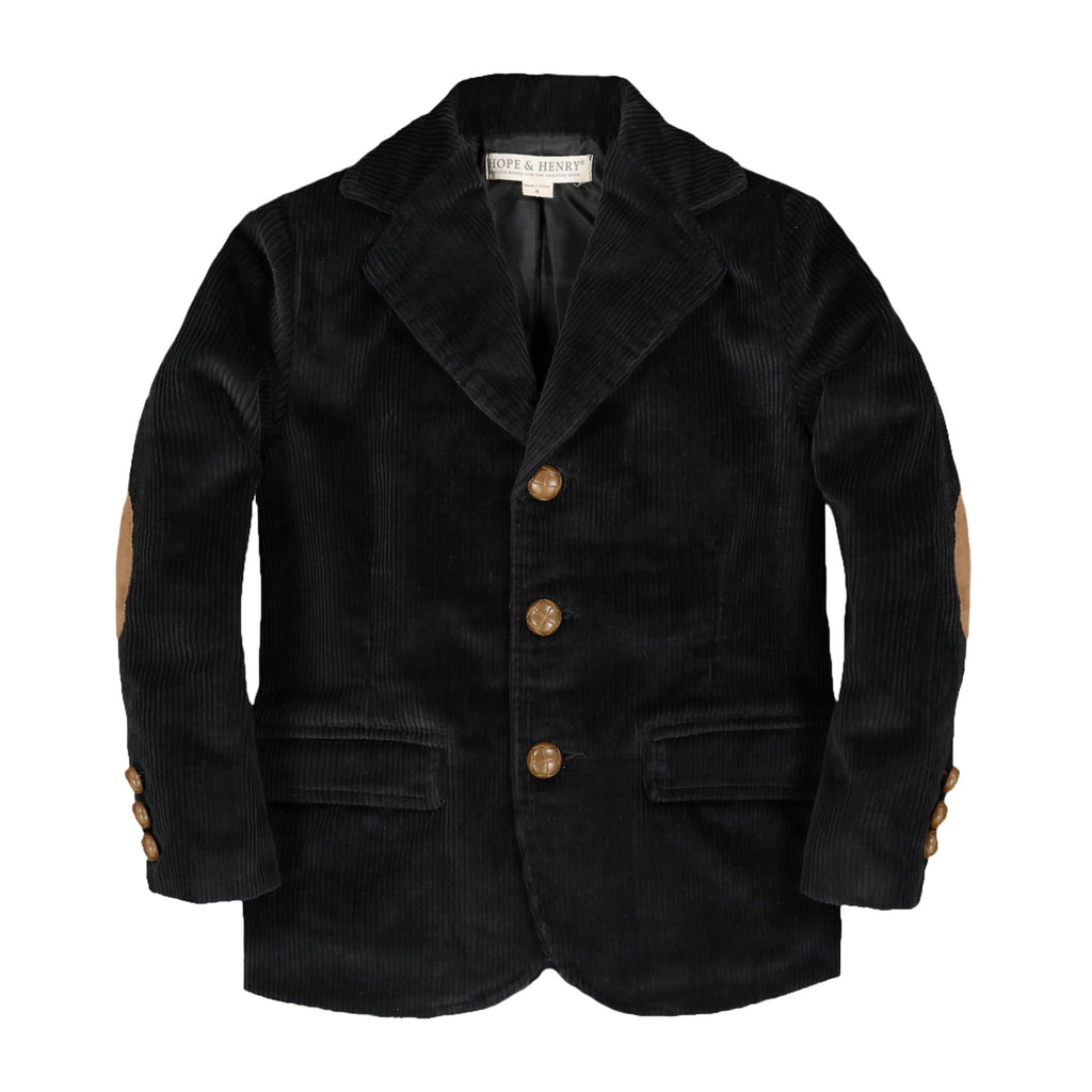 Hope & Henry Organic Corduroy Blazer with Elbow Patches | Playroom Avenue