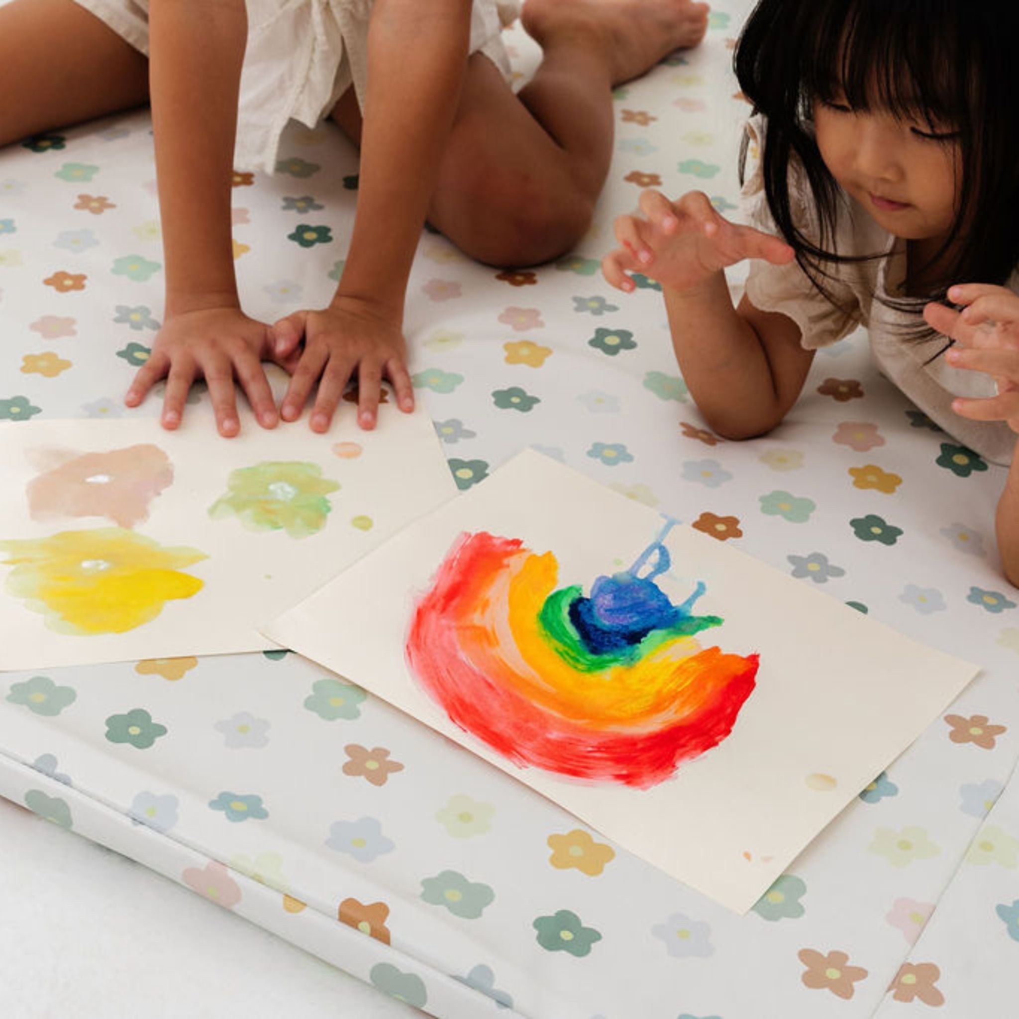 Toki Kids Playful Posies Vegan Leather Mat | Playroom Avenue