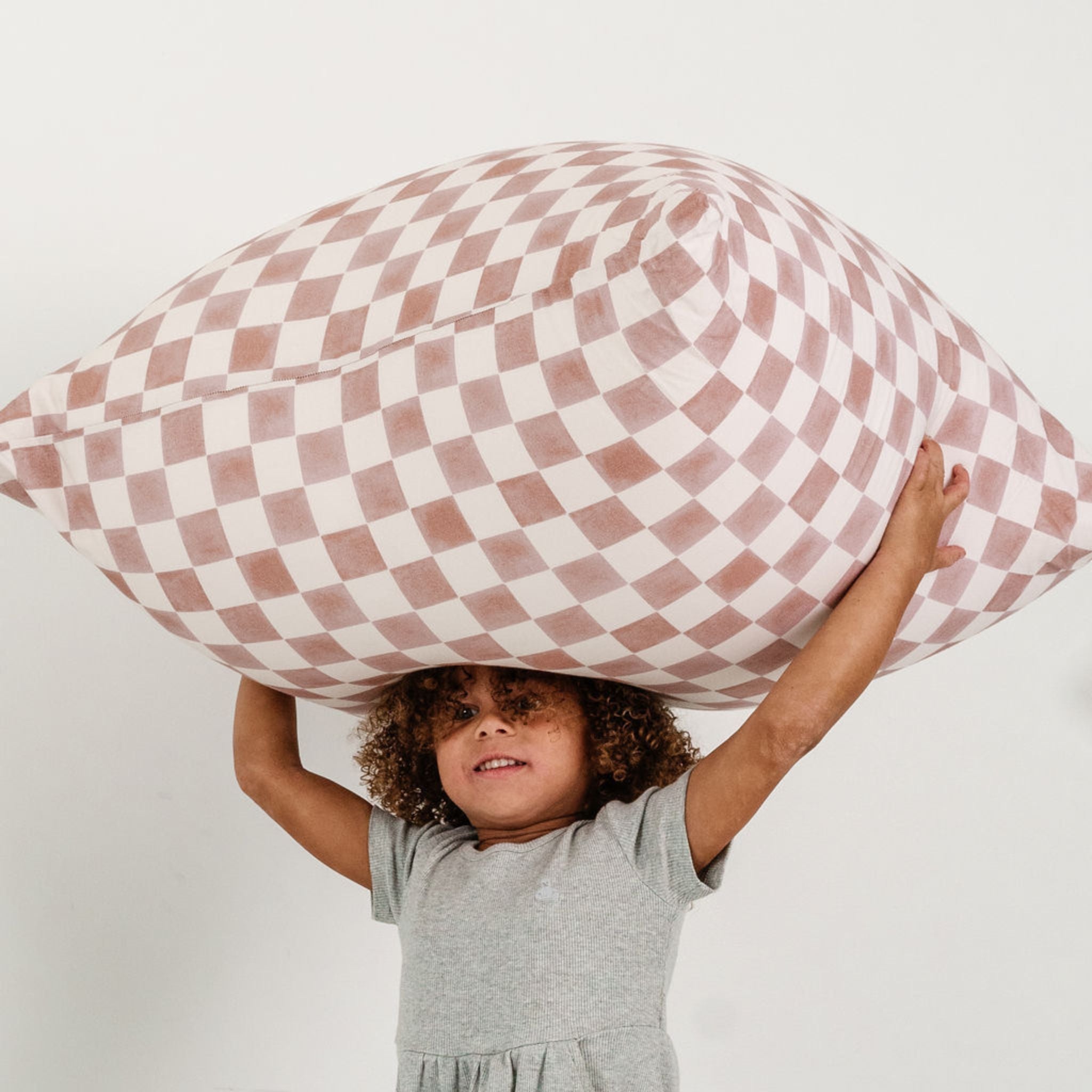 Toki Kids Checker Gumdrop Bean Bag - Playroom Avenue
