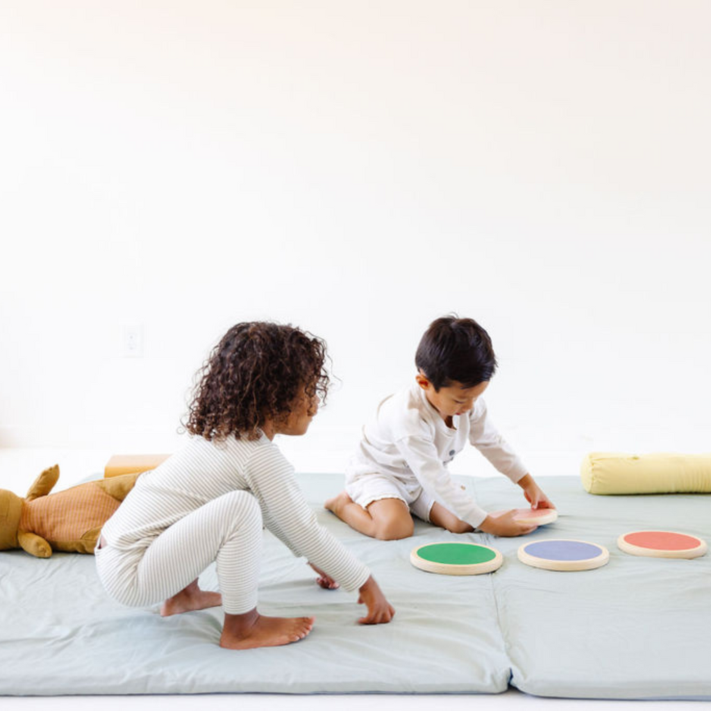 Toki Kids Sage + Breeze Organic Cotton Mat | Playroom Avenue