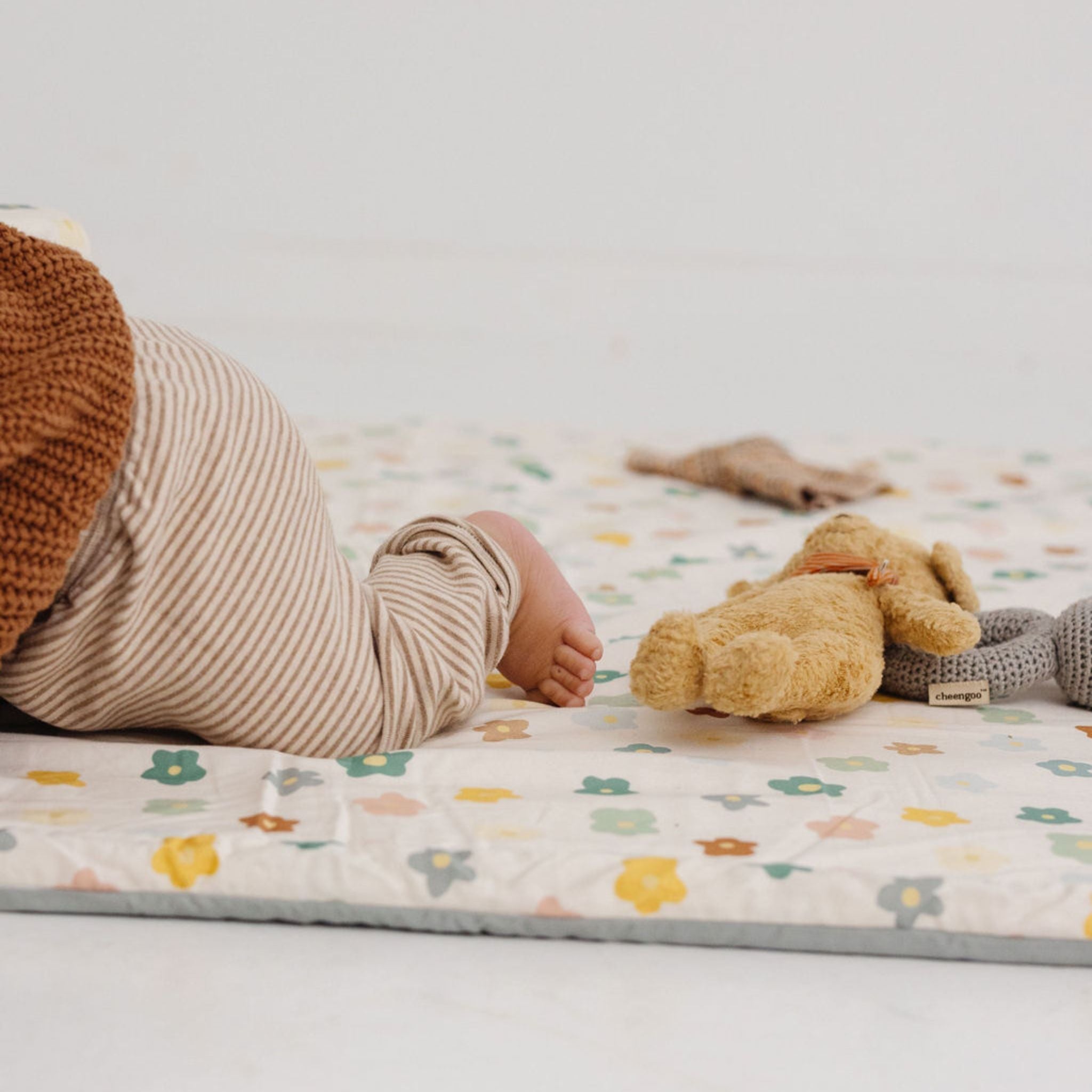 Toki Kids Playful Posies Organic Cotton Mat - Playroom Avenue