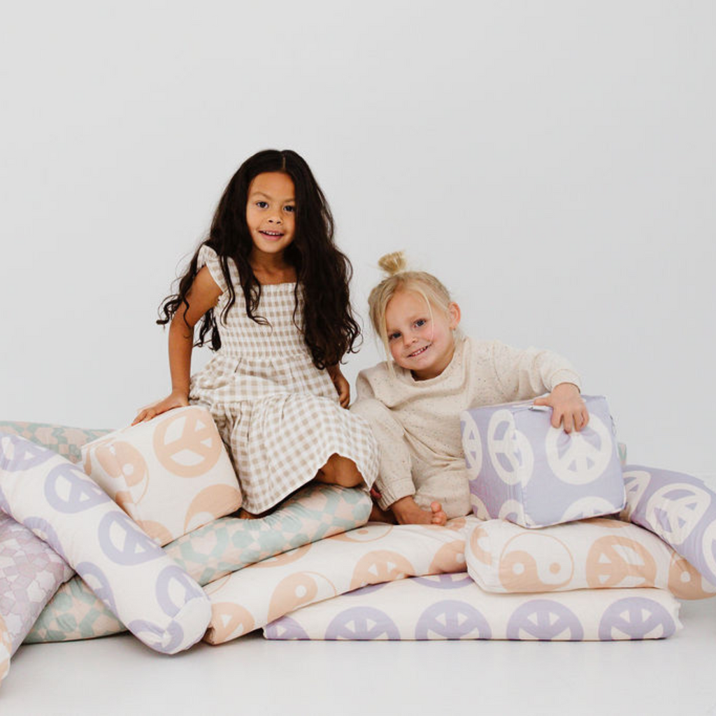 Toki Kids White Yin Yang Support Pillow | Playroom Avenue