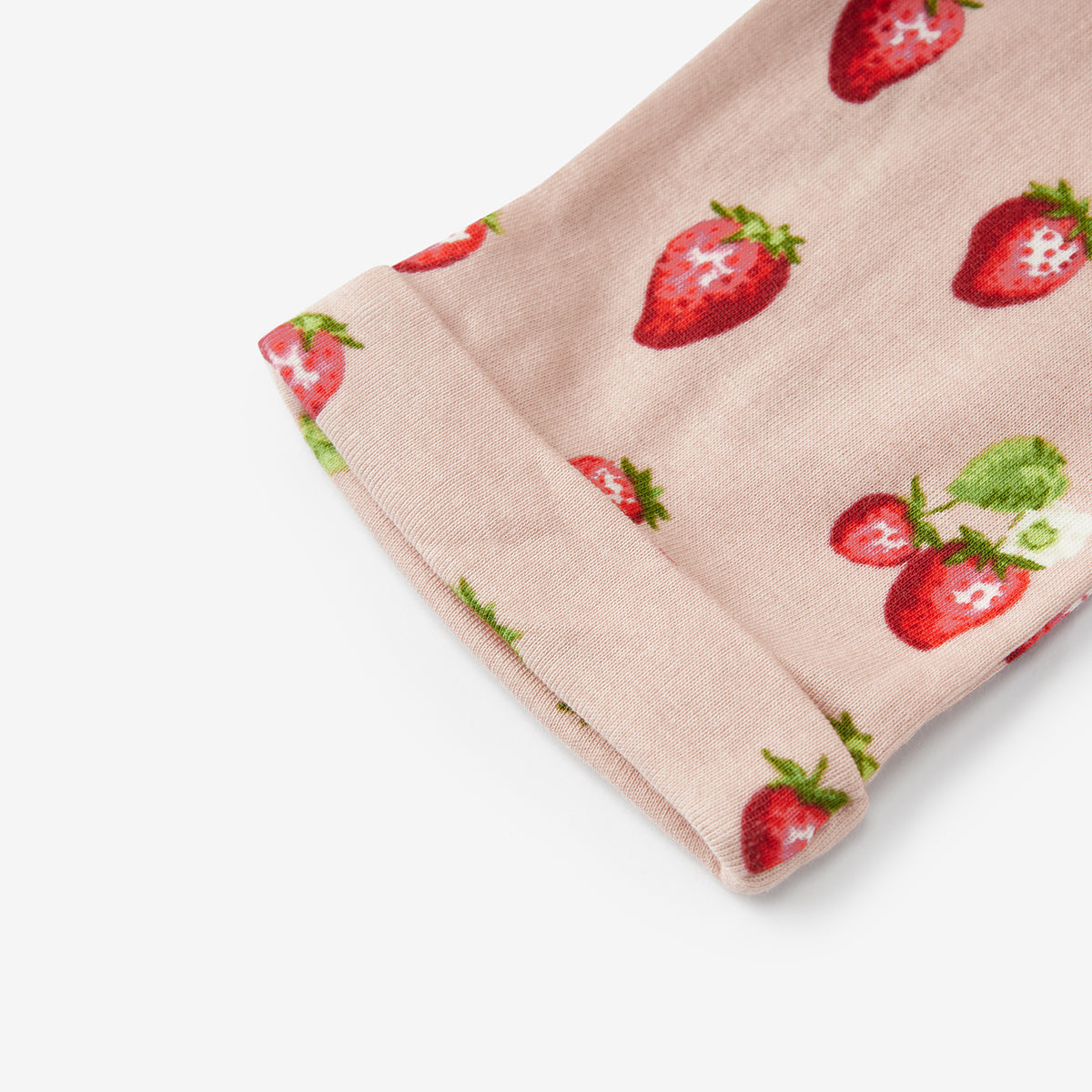 Milkbarn Strawberry Organic Cotton Jogger Pants | Playroom Avenue