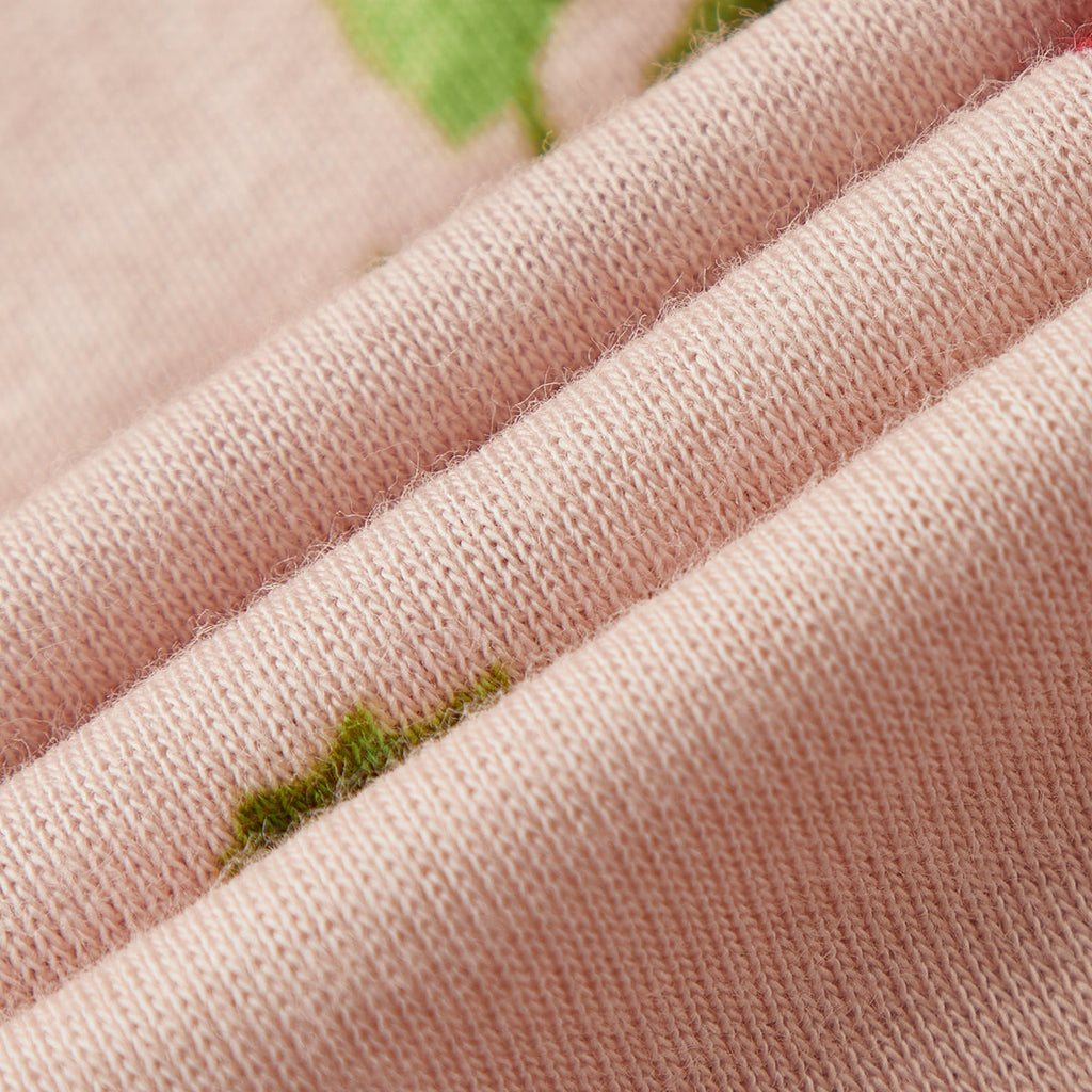 Milkbarn Strawberry Organic Cotton Jogger Pants | Playroom Avenue