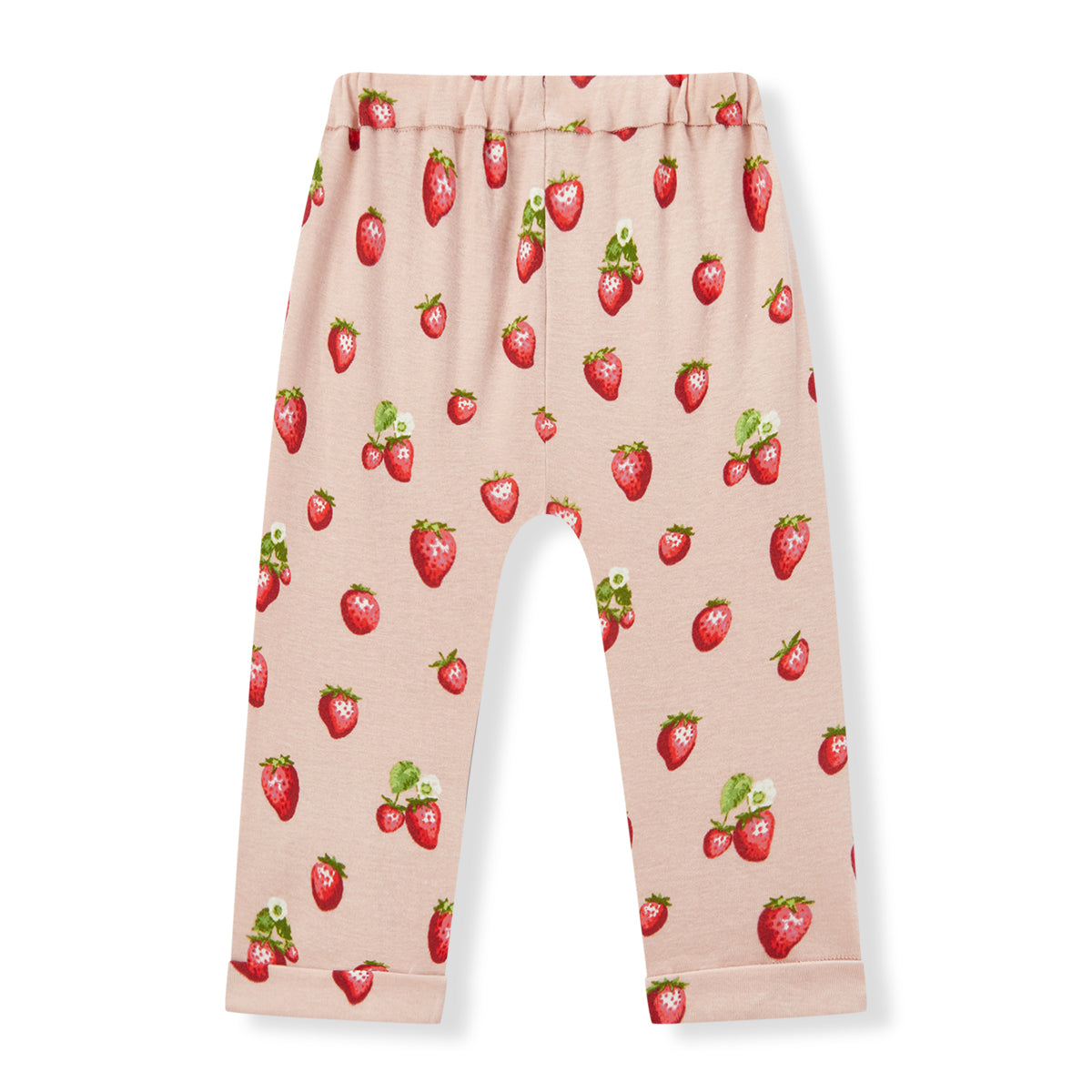 Milkbarn Strawberry Organic Cotton Jogger Pants | Playroom Avenue