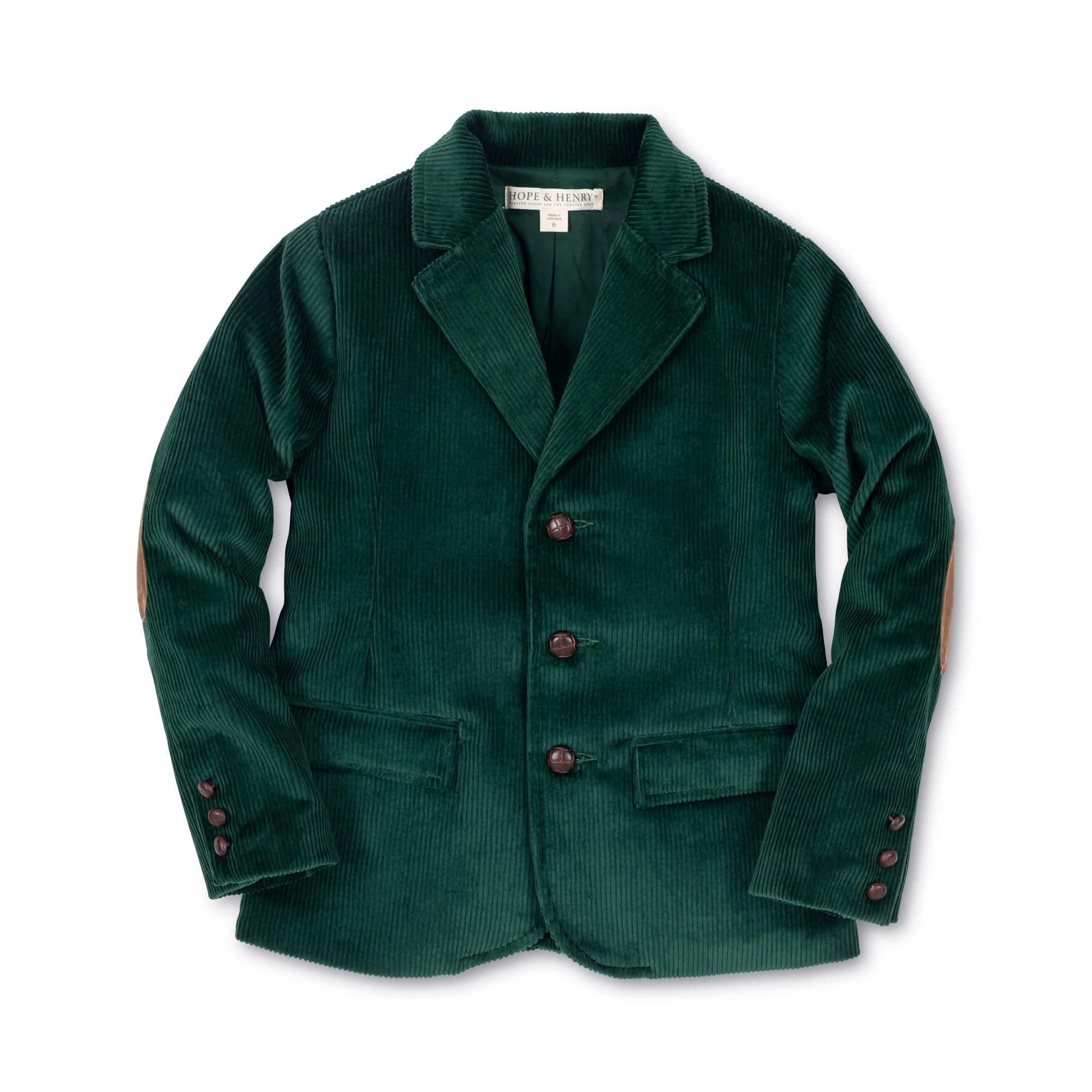 Hope & Henry Organic Corduroy Blazer with Elbow Patches | Playroom Avenue
