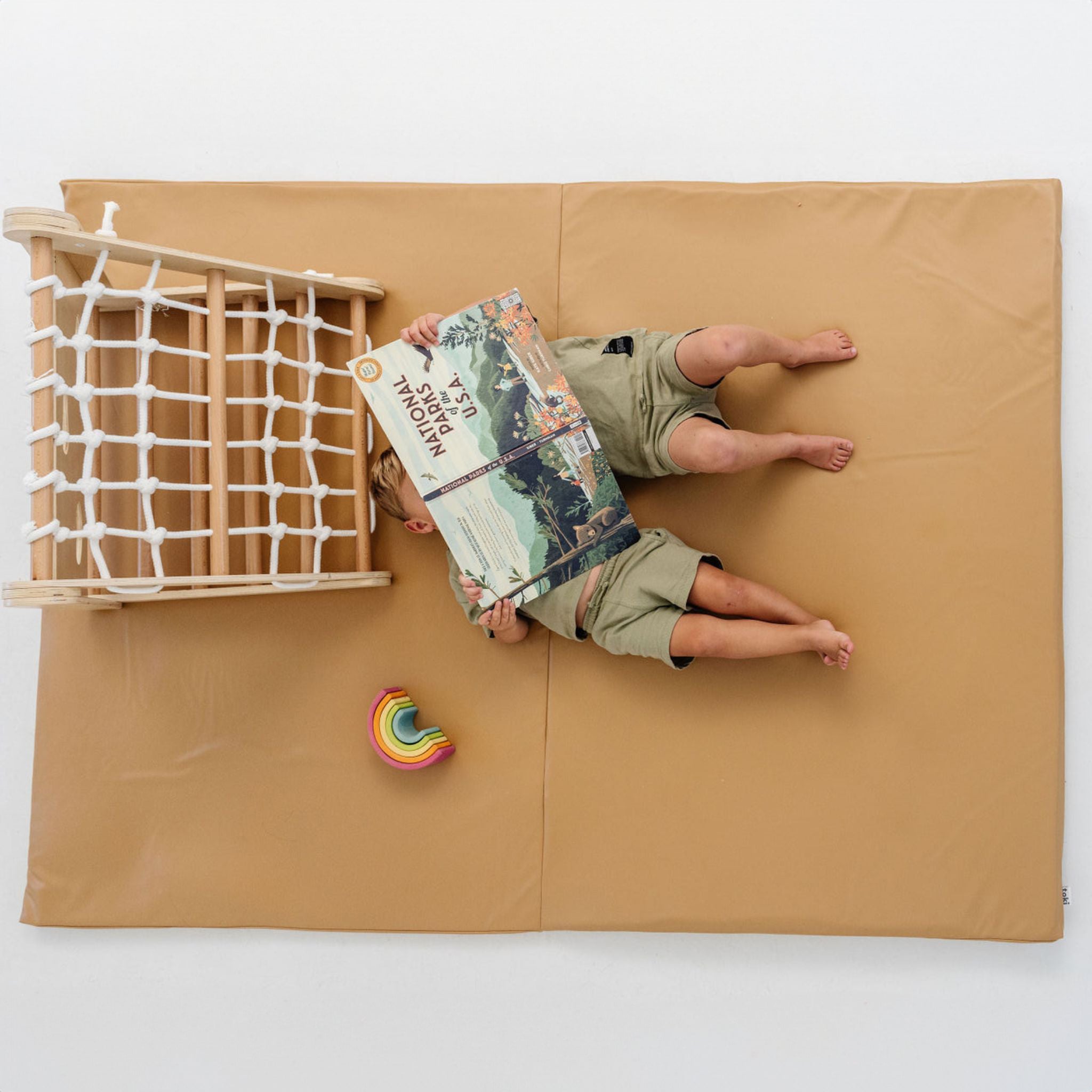 Toki Kids Sand Vegan Leather Mat - Playroom Avenue