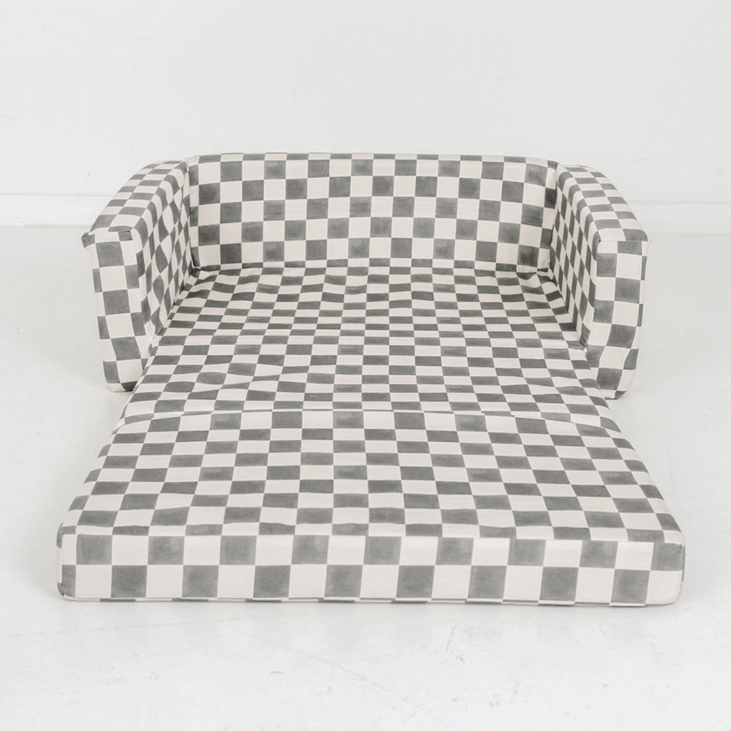 Toki Kids Checker Pepper Play Couch | Playroom Avenue